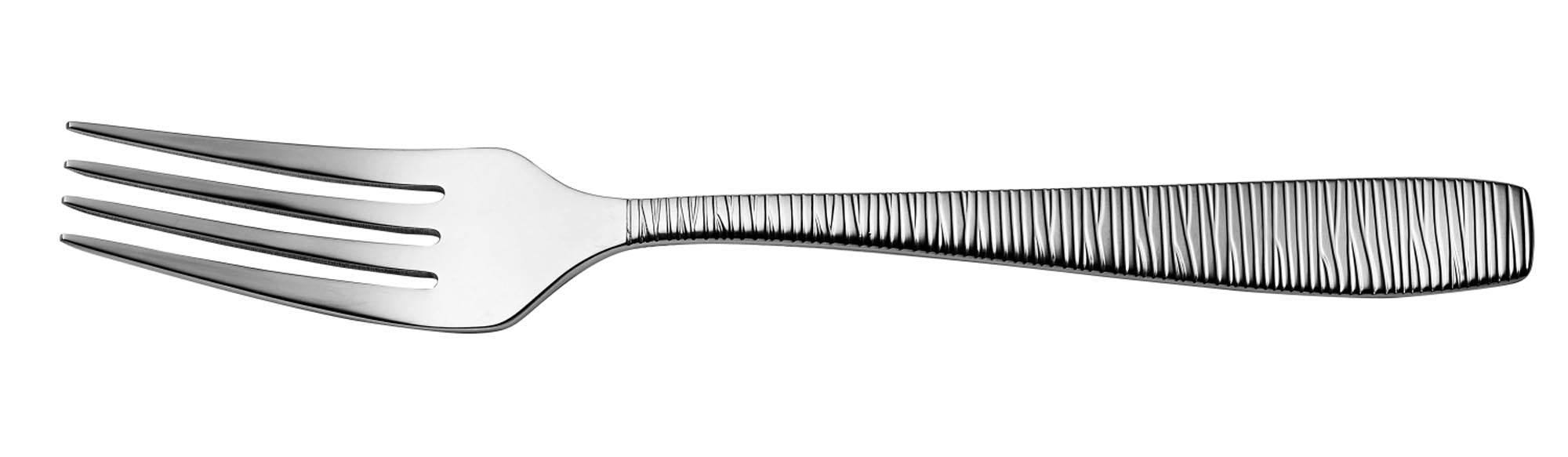 Elegante Bamboo Tafelgabel von Churchill, 20,7 cm lang und 3,5 mm dick, ideal für stilvolles Essen und nachhaltigen Genuss.