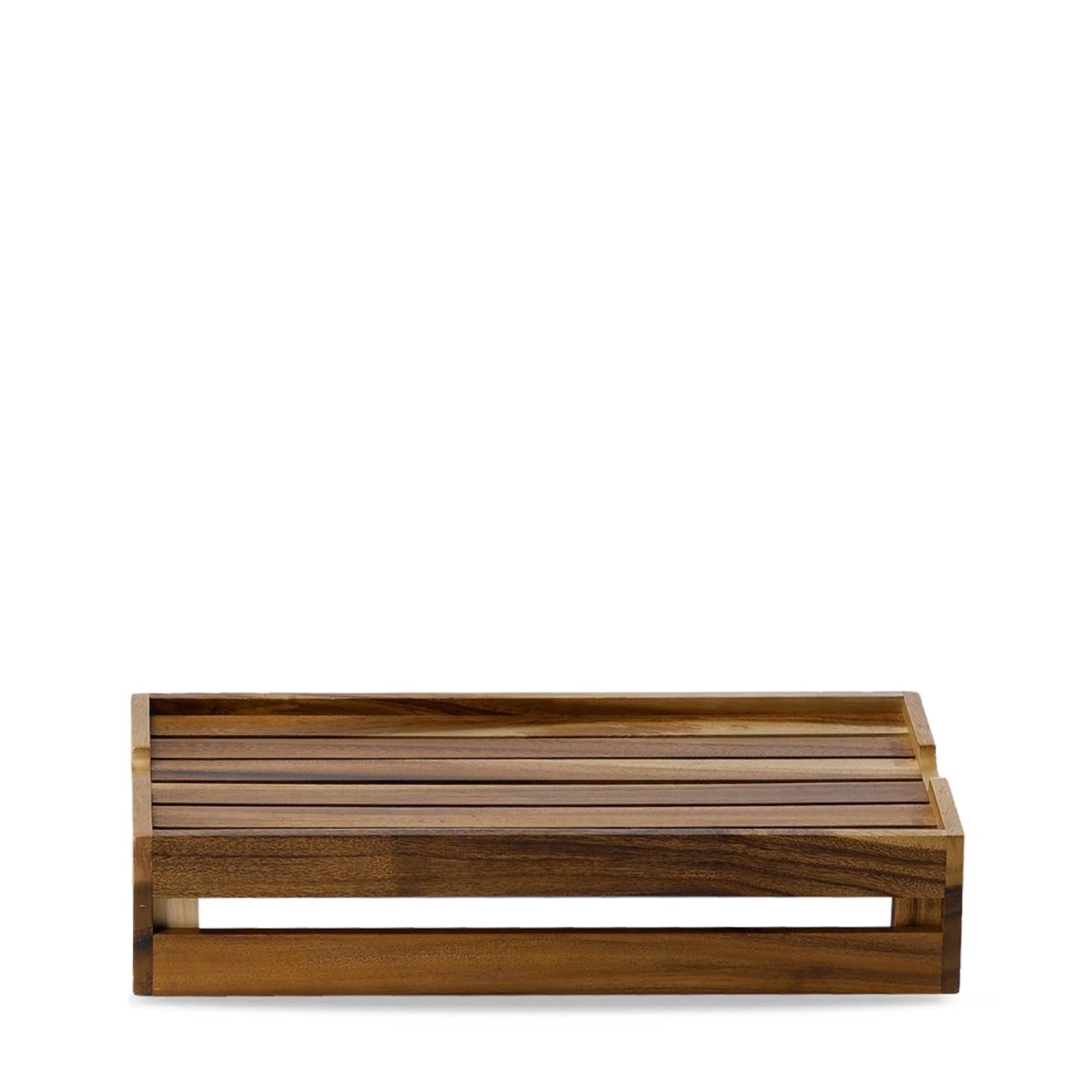 Elegante Präsentationskiste aus Alchemy Wood von Churchill, 44.5x25.8x9.4cm, ideal zur stilvollen Aufbewahrung und Präsentation von Schätzen.