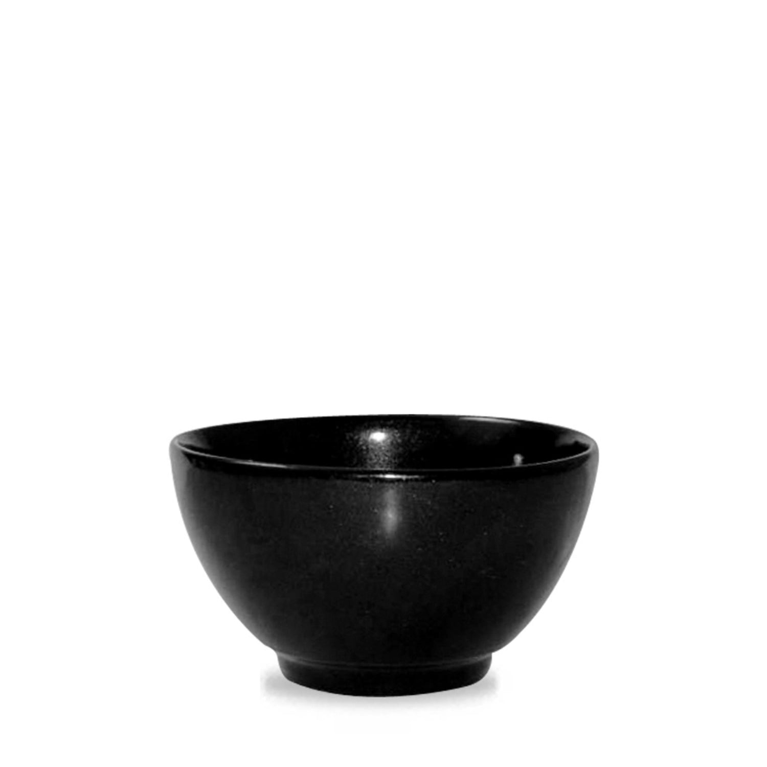 Stilvolle, schwarze Onyx Schale von Churchill mit 55cl Fassungsvermögen, ideal für ansprechende Präsentationen von Speisen.