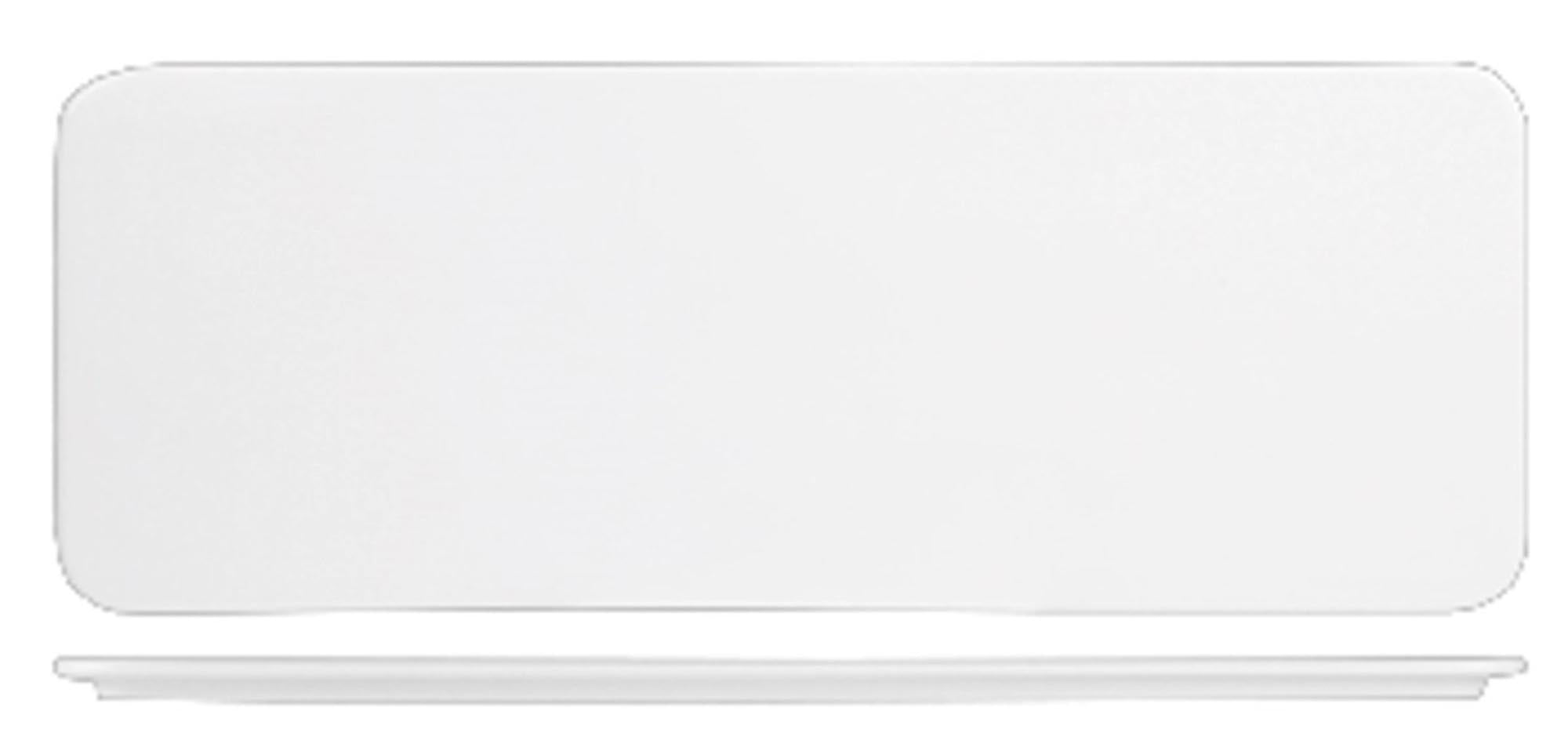 Elegante, robuste Porzellanplatte (27 cm) für gehobene Küche. Spülmaschinenfest, mikrowellengeeignet, zeitloses Design.