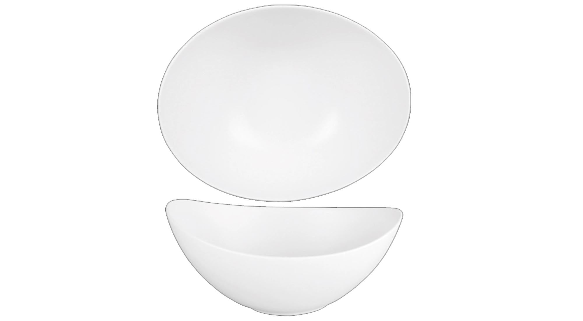 Elegante Alchemy Moonstone Schale: robustes, spülmaschinenfestes Porzellan, ideal für Salate und Desserts. Perfekt für jeden Anlass.