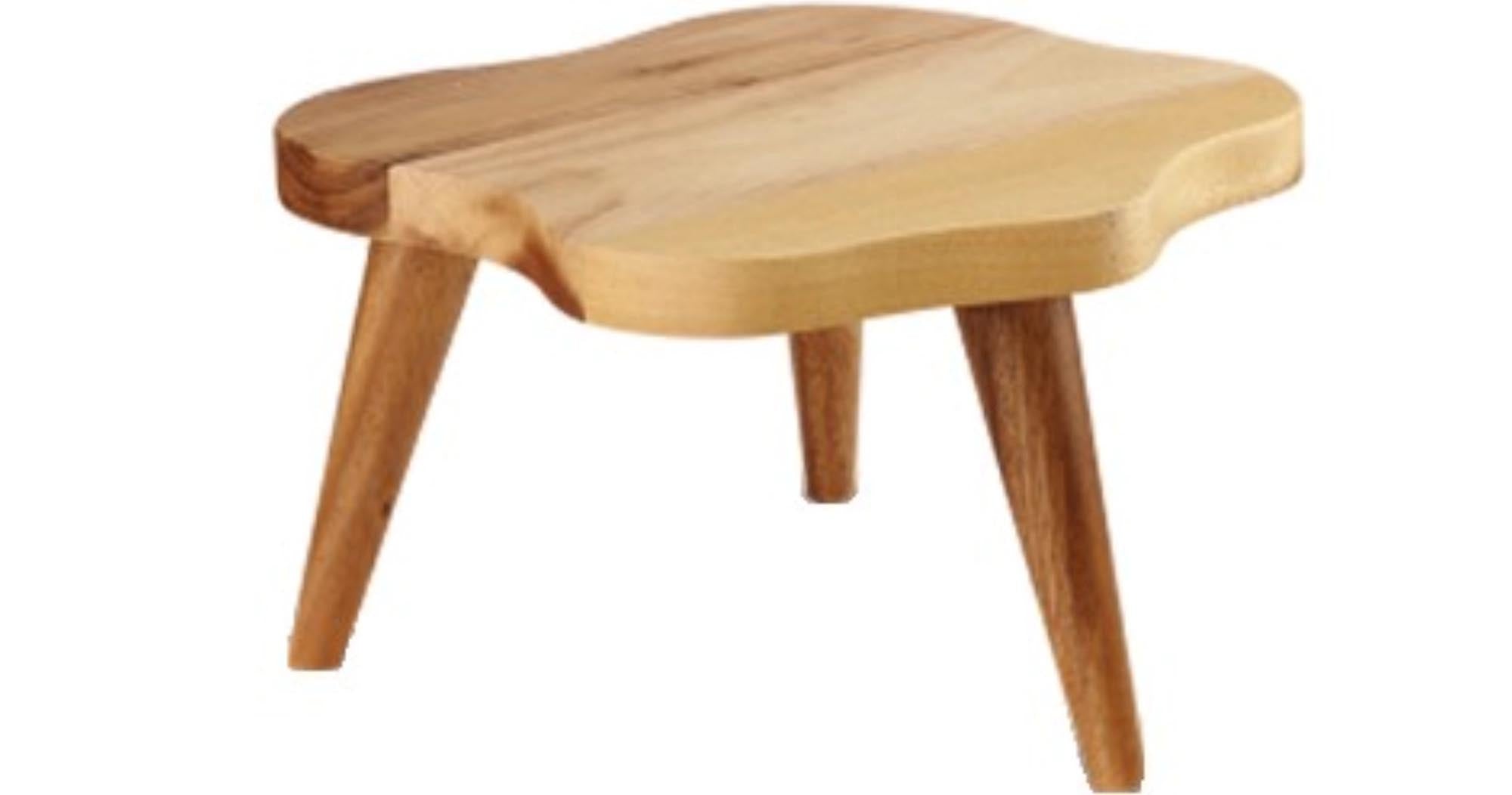 Eleganter Alchemy Holzständer von Churchill, Durchmesser 27,5 cm und Höhe 14,5 cm, ideal für stilvolle Küchenorganisation.