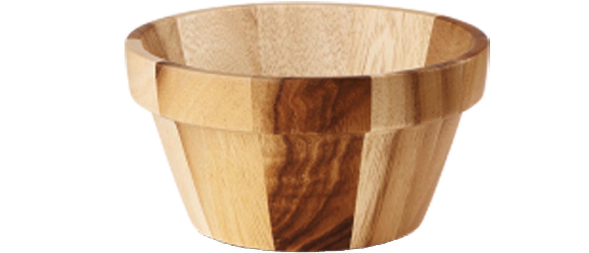 Elegante Alchemy Holzschale von Churchill, D19.8cm H10cm, perfekt als Brotkorb für stilvolle Tischdekoration und praktische Aufbewahrung.