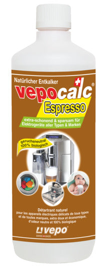 VEPO Entkalker Espresso vepocalc 1000 ml in präsentiert im Onlineshop von KAQTU Design AG. Reinigungsmittel ist von VEPO
