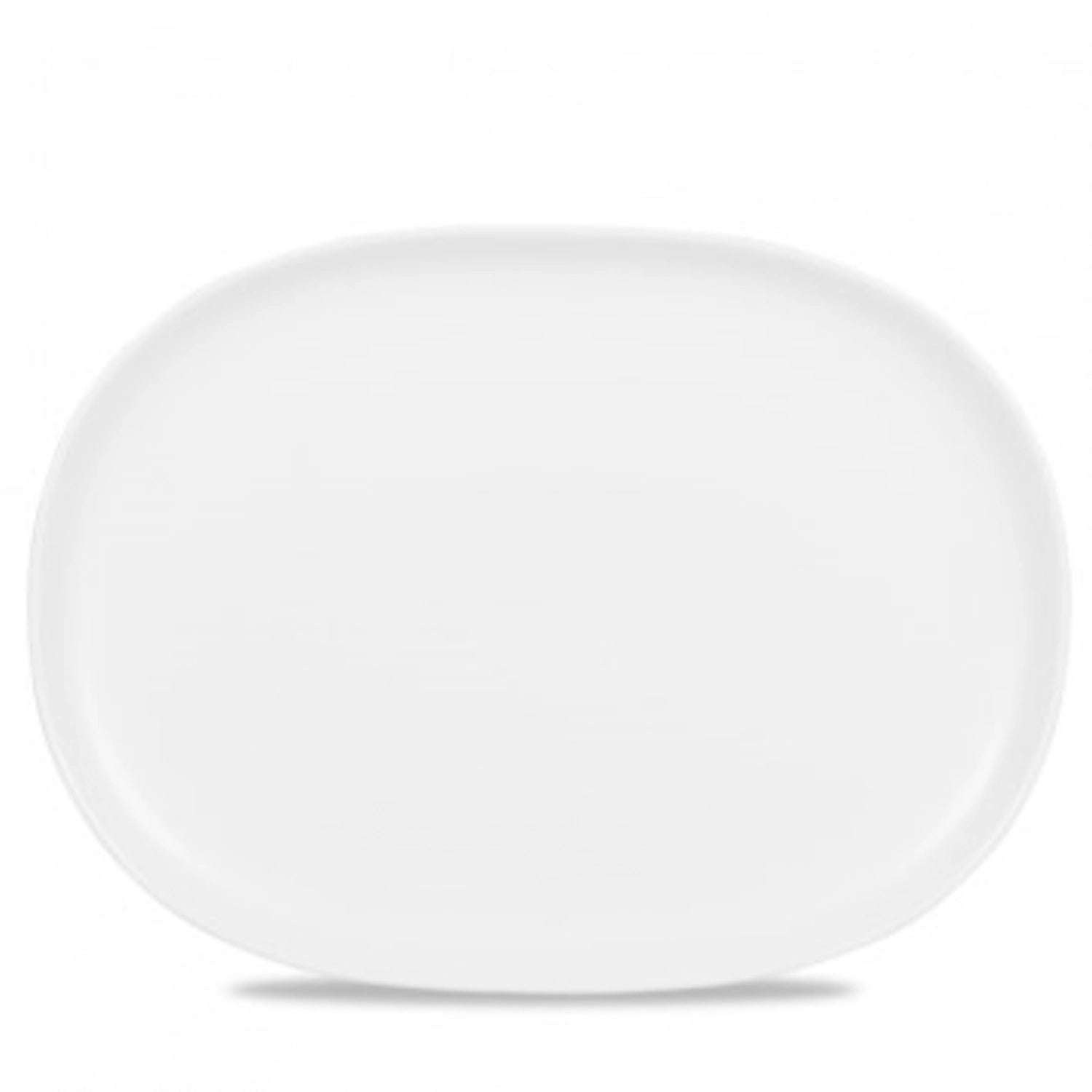 Eleganter ovaler Teller aus der Alchemy Moonstone Kollektion von Churchill, 26,5 x 35,5 cm, perfekt für stilvolle Anlässe und kreative Präsentationen.