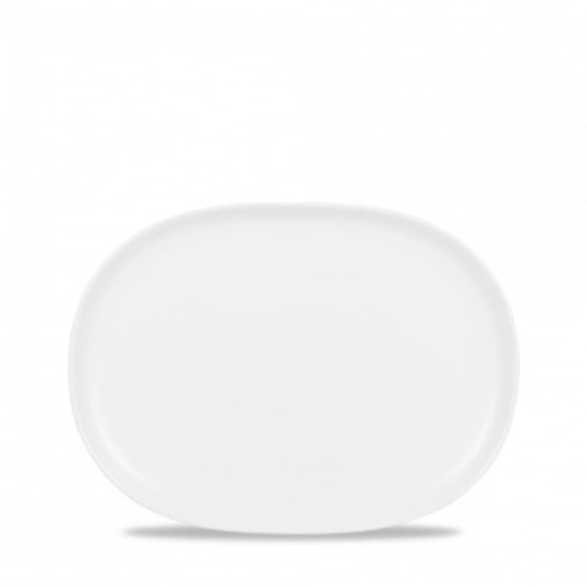 Eleganter Alchemy Moonstone Teller, oval 14.5x19cm, kratzfest, mikrowellen- und spülmaschinengeeignet, inspiriert von natürlicher Schönheit.