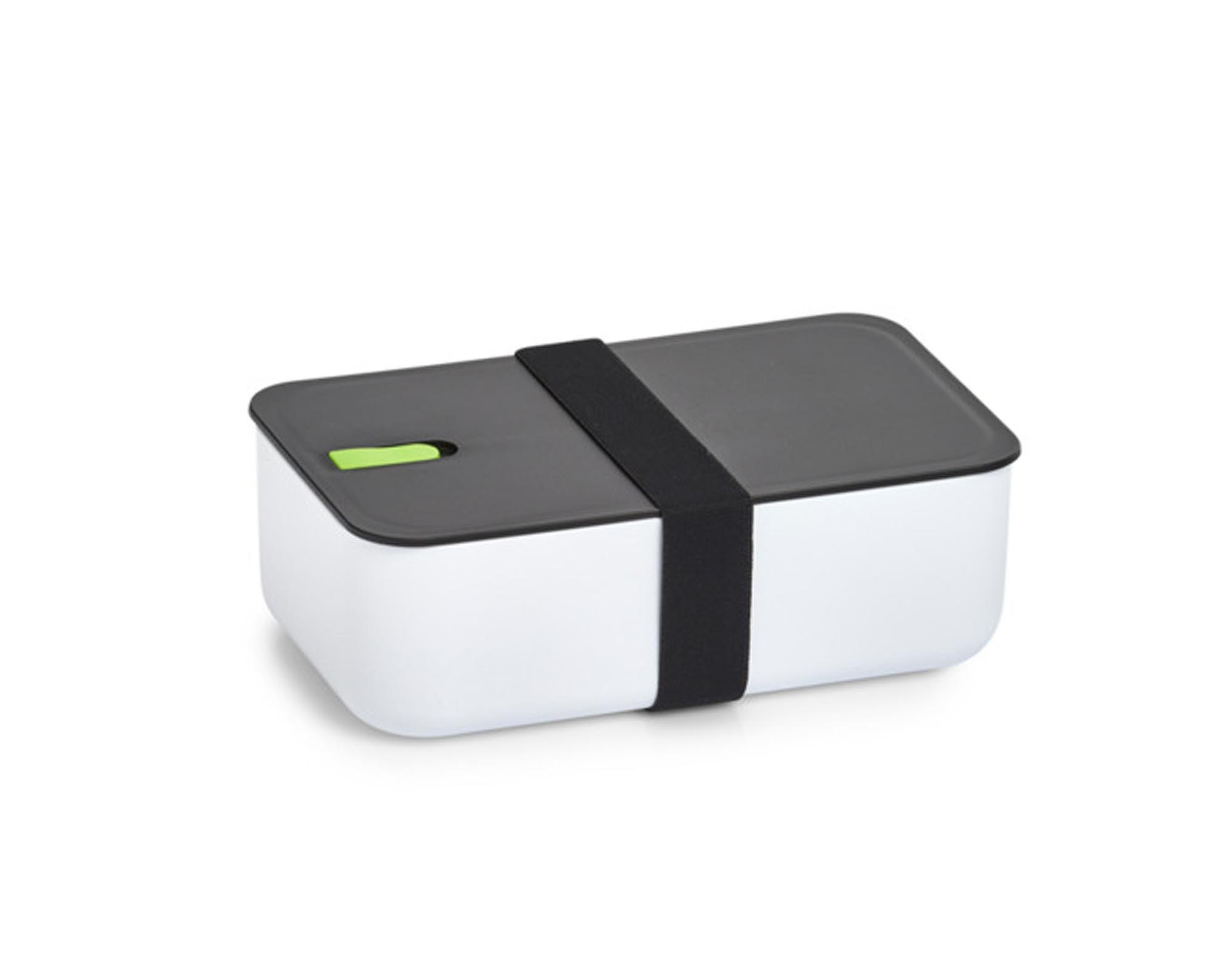 Entdecken Sie die ZELLER Lunchbox in Weiß, Schwarz und Grün (19.3x11.8x6.8 cm) – ideal für Schule, Büro und Ausflüge. BPA-frei, mikrowellengeeignet und umweltfreundlich!