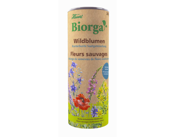 HAUERT Wildblumen kunterbunte Saatgutmischung Biorga 200 g in  präsentiert im Onlineshop von KAQTU Design AG. Gartenpflege ist von HAUERT