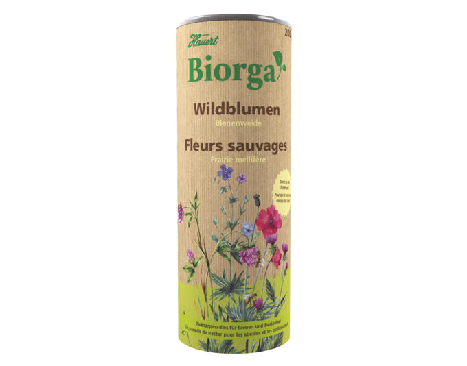 HAUERT Wildblumen Blumenweide Biorga 200 g in  präsentiert im Onlineshop von KAQTU Design AG. Gartenpflege ist von HAUERT