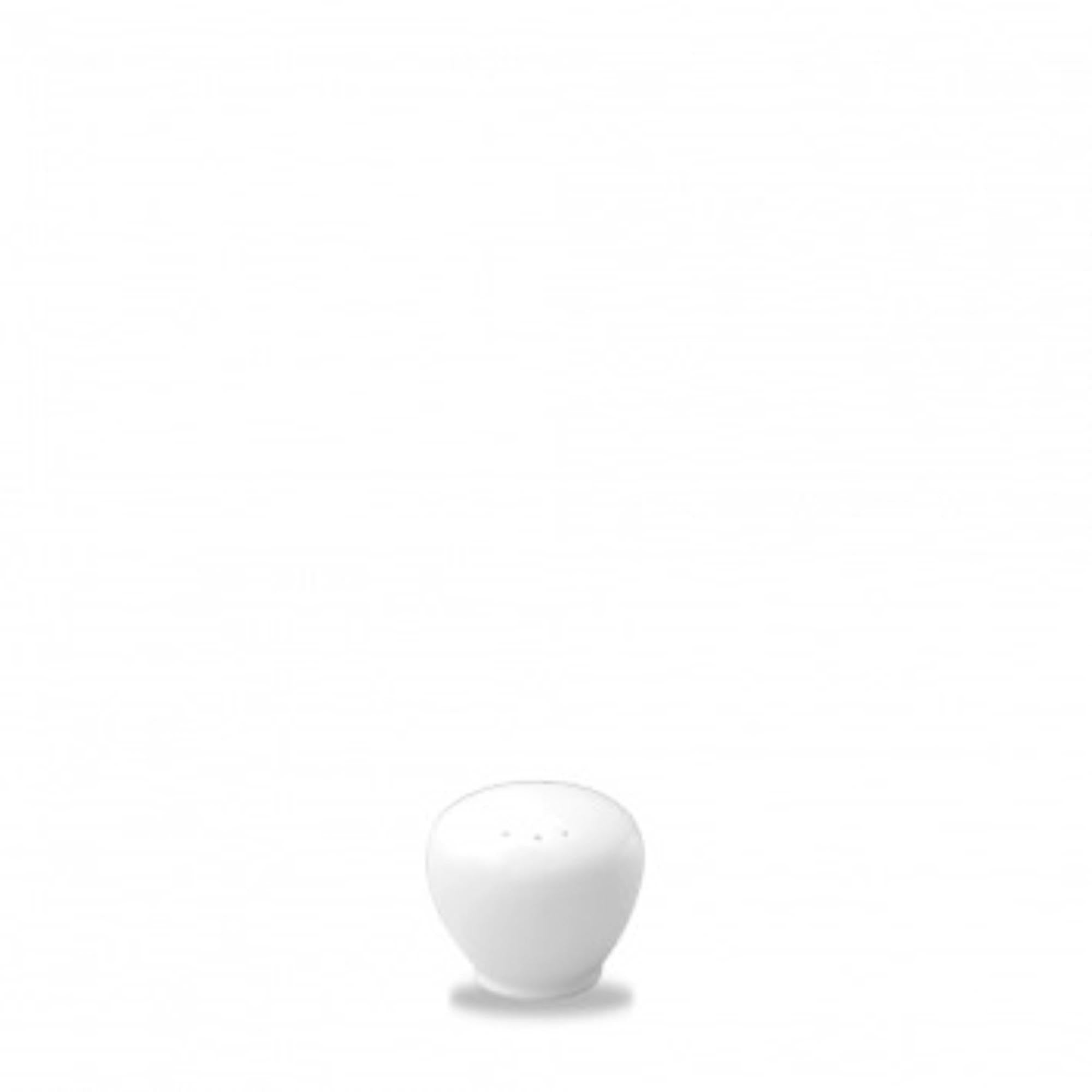 Eleganter 6cm Alchemy Pfefferstreuer von Churchill aus robustem Porzellan, ideal für Tischdeko und präzise Würzung.