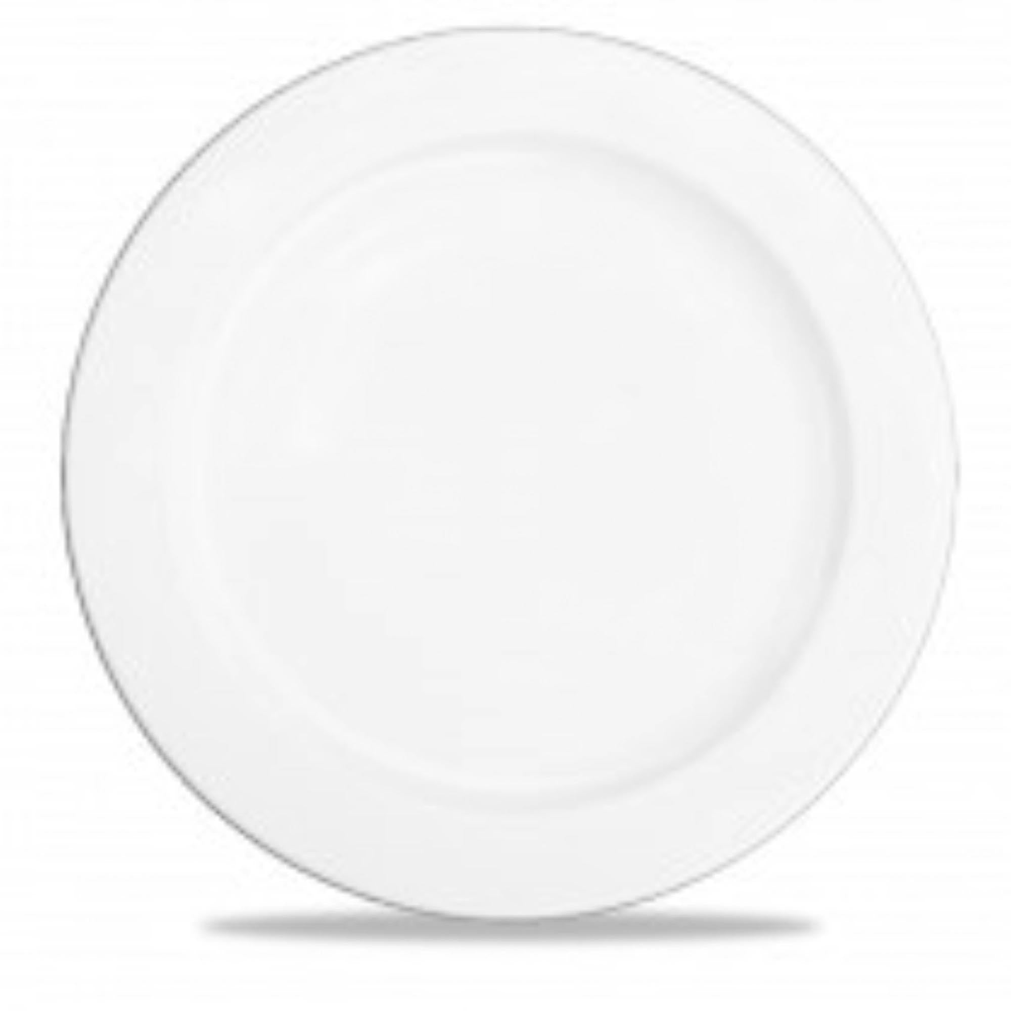 Eleganter 30cm Porzellanteller von Churchill, ideal für Alltag und Anlässe, spülmaschinen- und mikrowellenfest.