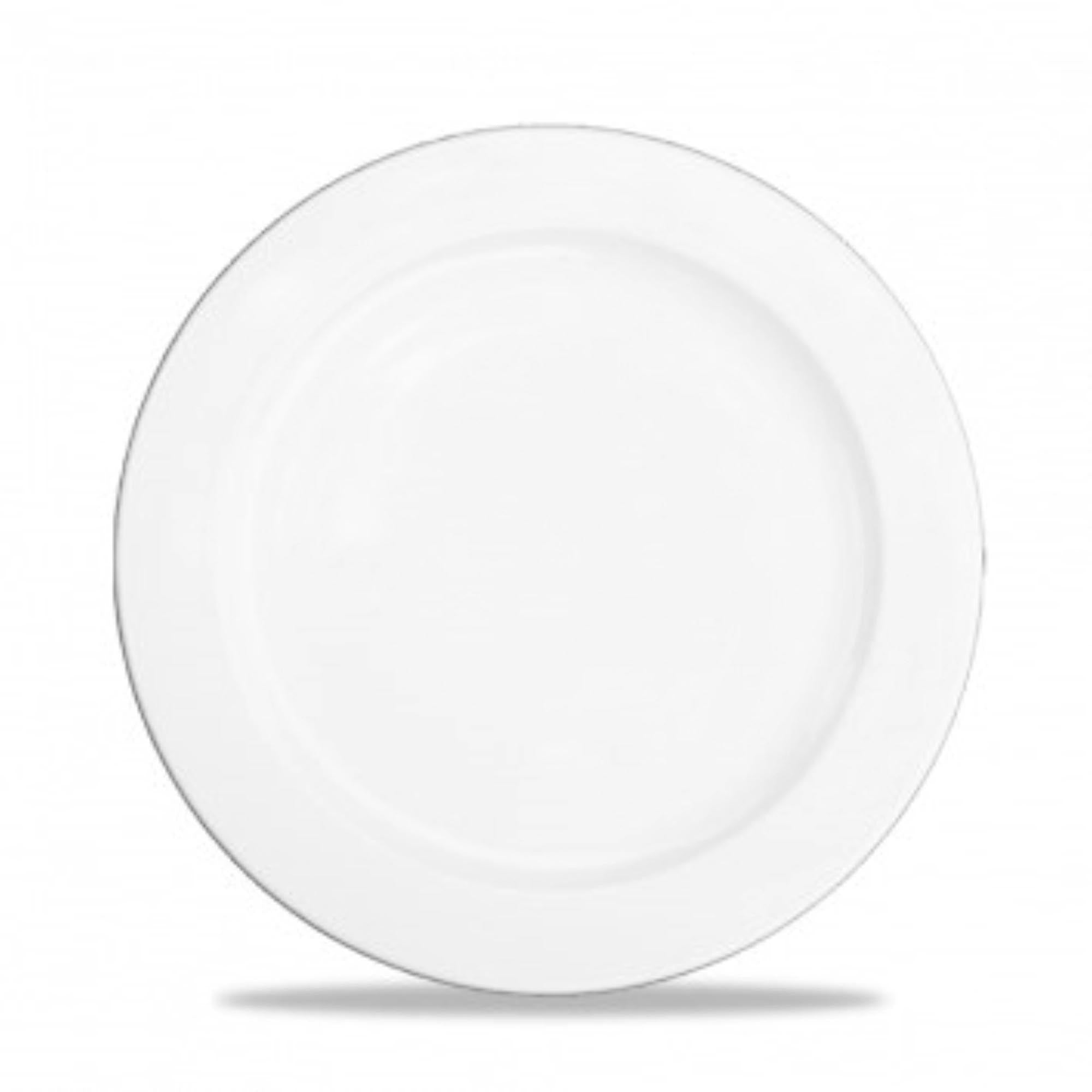 Eleganter 23cm Alchemy Teller von Churchill aus langlebigem Porzellan, ideal für Vorspeisen, Hauptgerichte und Desserts. Mikrowellen- und spülmaschinenfest.