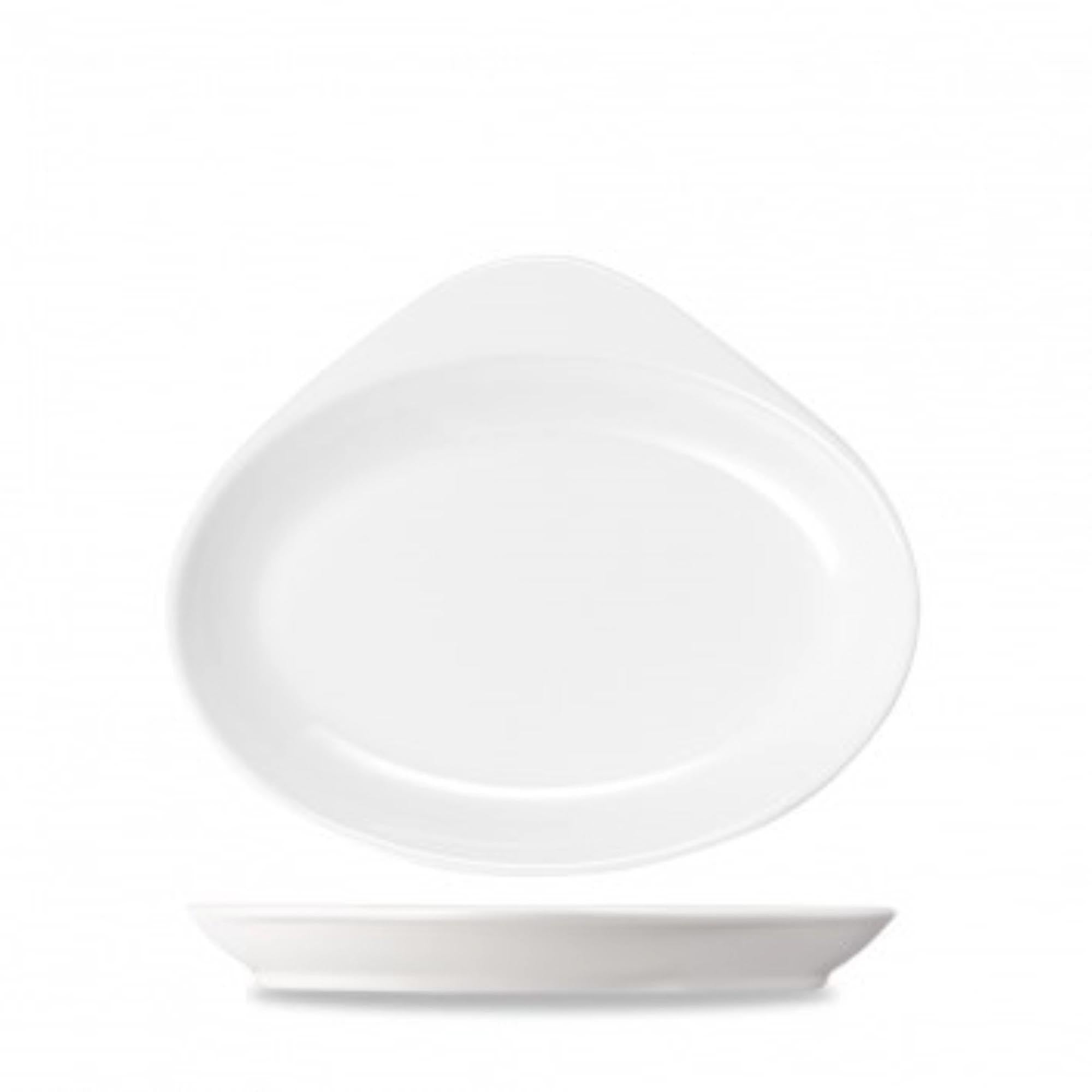 Elegante ovale Platte (25,8 cm) aus der Alchemy Kollektion von Churchill, ideal für ansprechende Servierideen und festliche Anlässe.