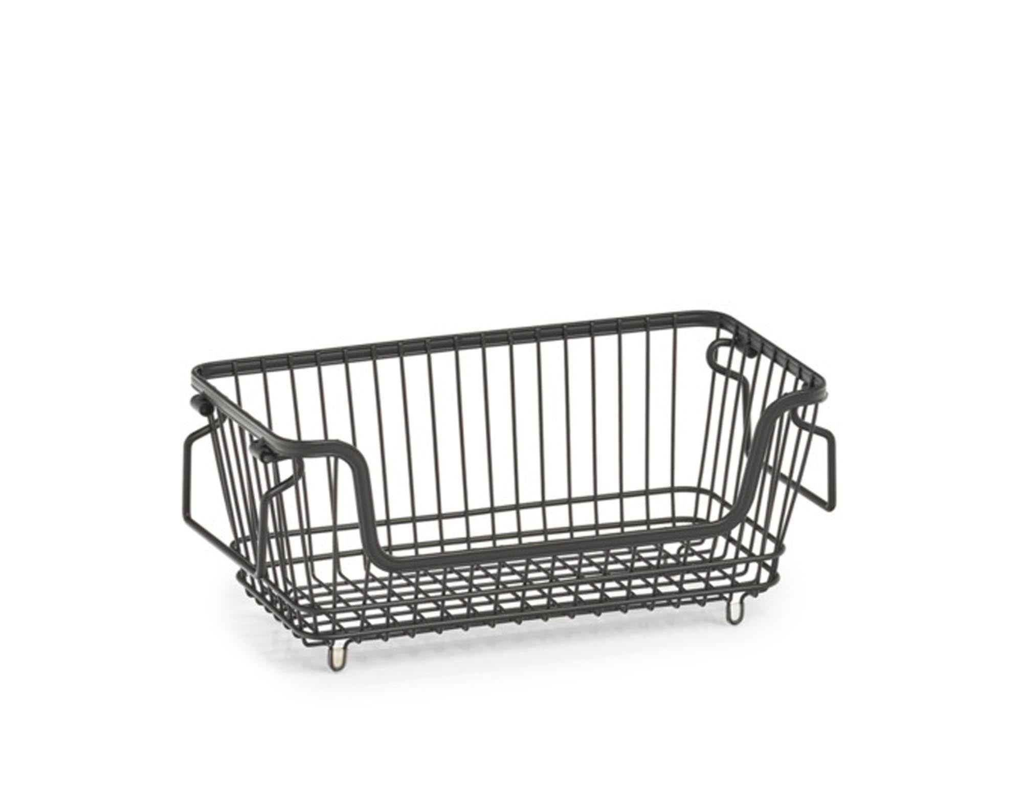 Entdecken Sie den stapelbaren Vorratskorb von ZELLER PRESENT aus hochwertigem Metall. Ideal für Küche, Badezimmer und Büro. Platzsparend und stilvoll!