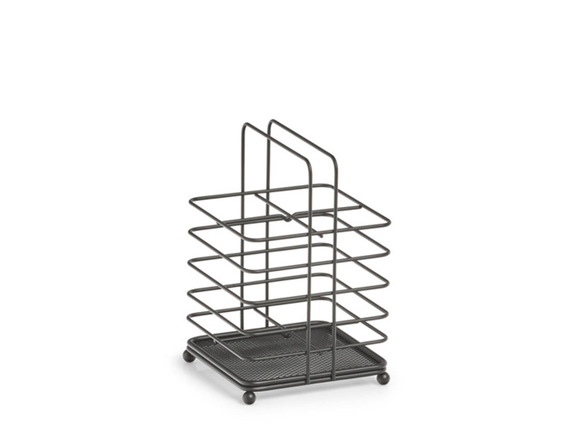 Der ZELLER Utensilienhalter aus Metall (11.5x11.5x17.6 cm) vereint Funktionalität und modernes Design. Ideal für Ihre Küchenutensilien!
