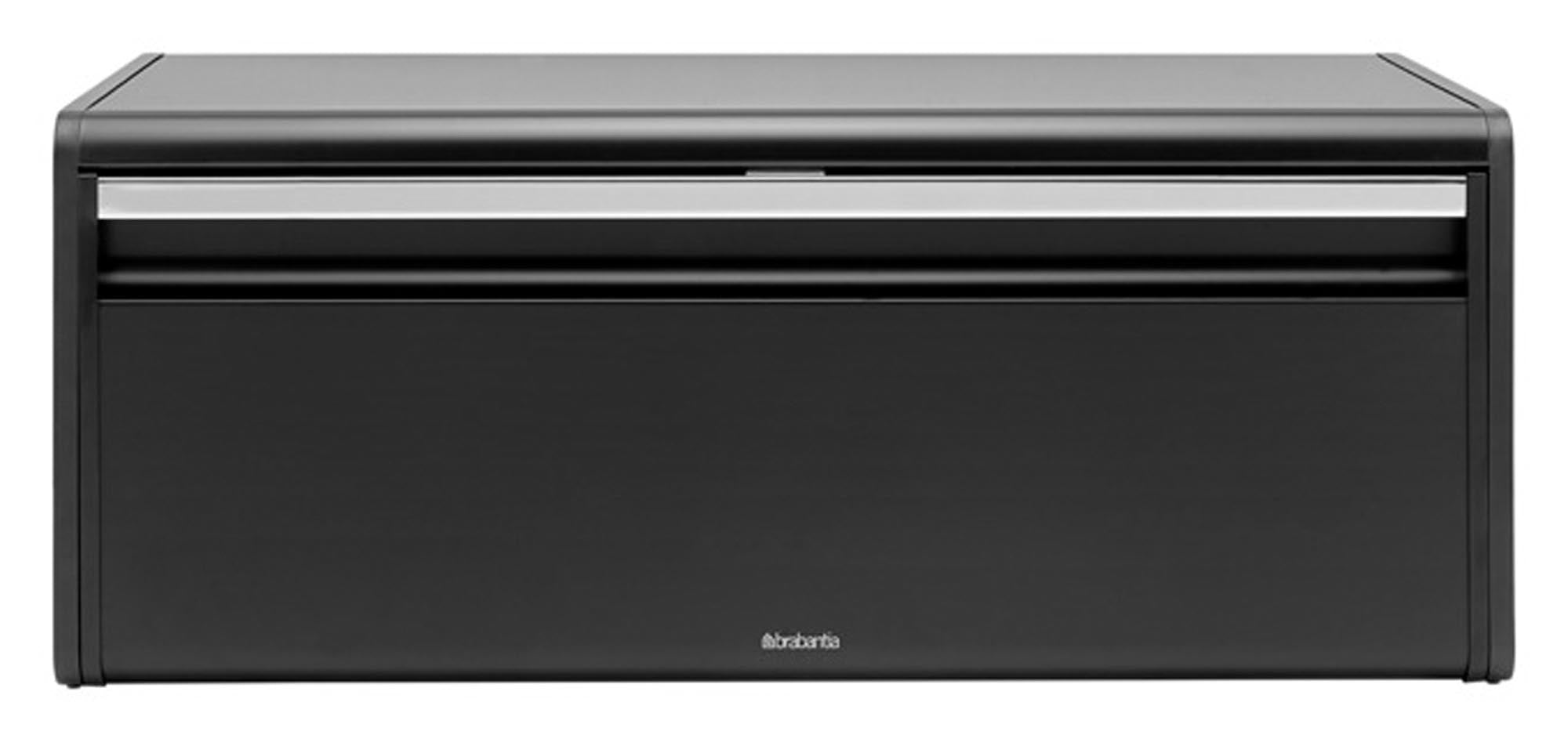 Entdecken Sie den BRABANTIA Brotkasten in matt black (46.5x25x18.7 cm) – stilvoll, hygienisch und ideal für frisches Brot und Gebäck.