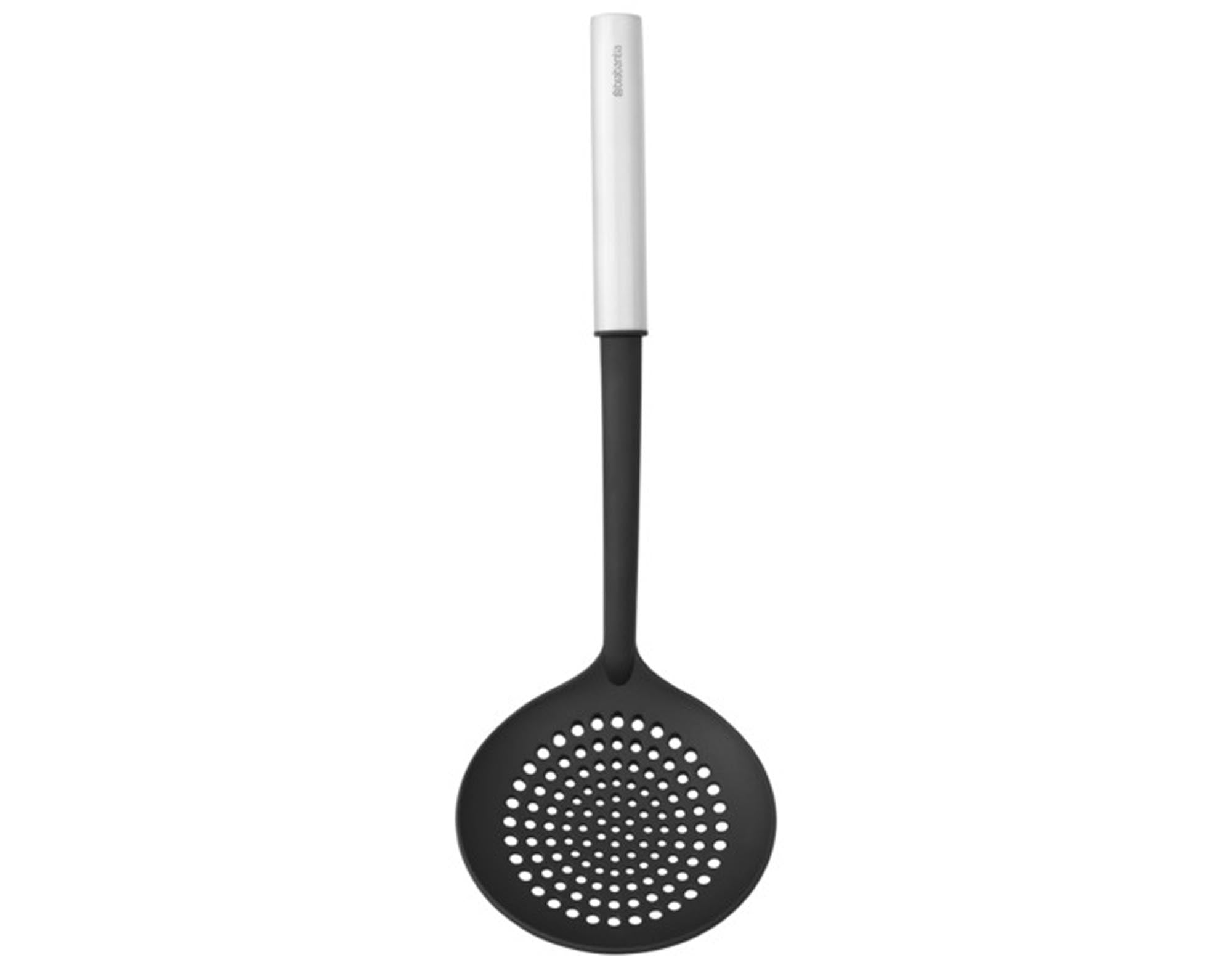 Entdecken Sie den BRABANTIA Schaumlöffel Profile Non-Stick: langlebig, ergonomisch, antihaftbeschichtet und ideal für Ihre Küche. Perfekt zum Abschöpfen von Schaum und Fett!