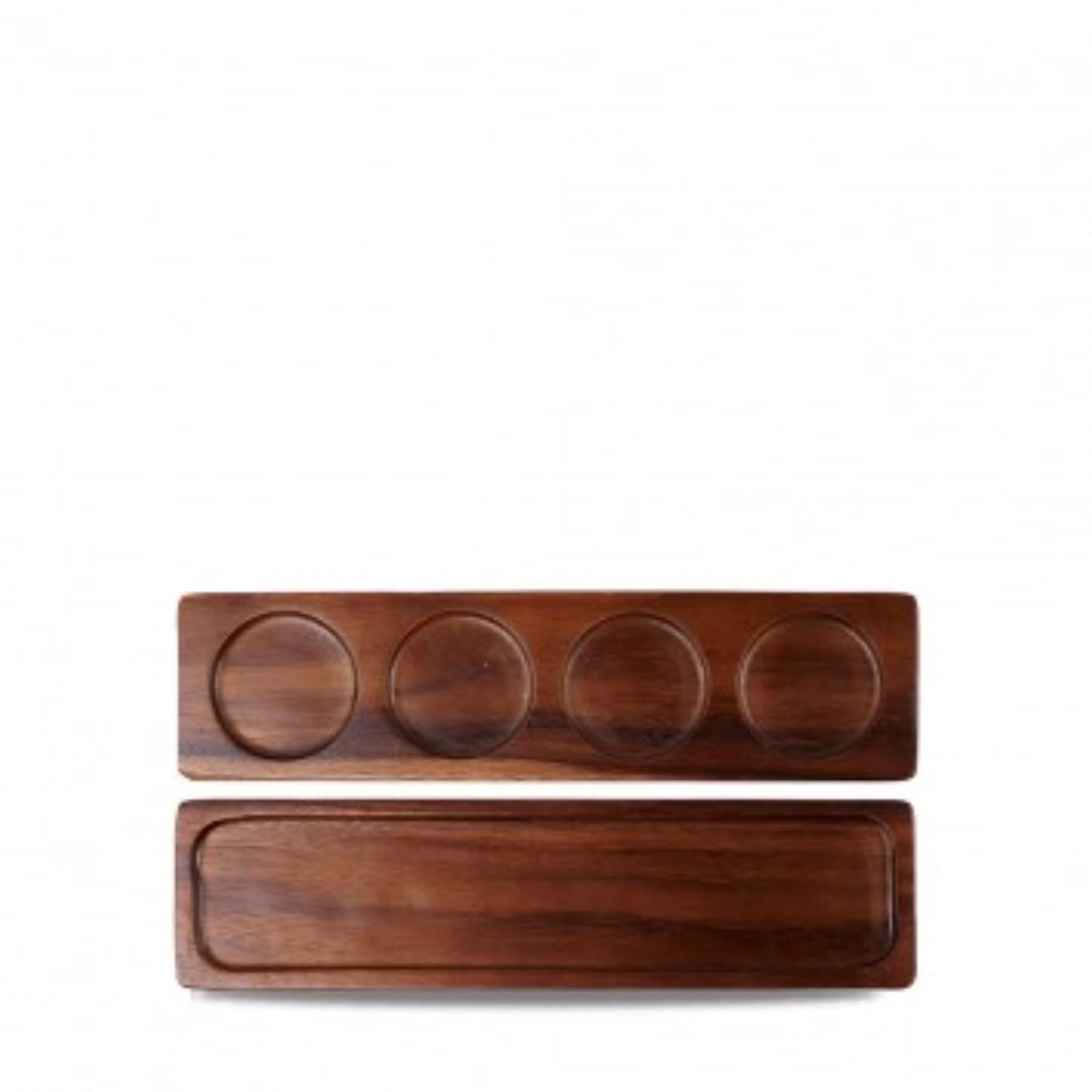 Schönes Akazienholz-Tablett von Art de Cuisine, 35.2x9cm, ideal für stilvolles Servieren und Präsentieren von Speisen.
