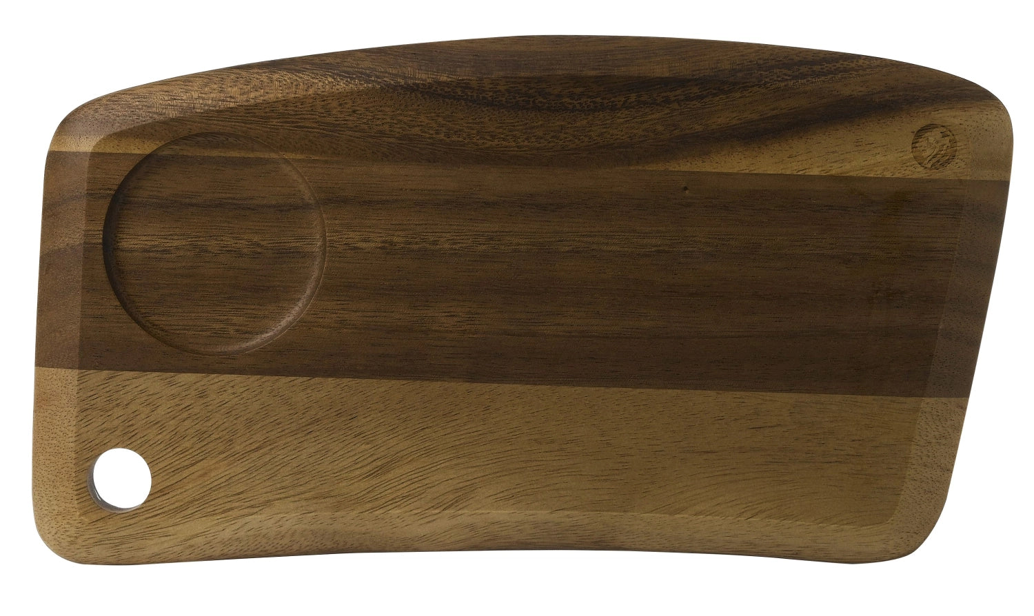 Kleinformatiges Schneidbrett aus Akazienholz von Art de Cuisine, 31x17 cm, ideal für das Servieren und Anrichten von Snacks und Delikatessen.