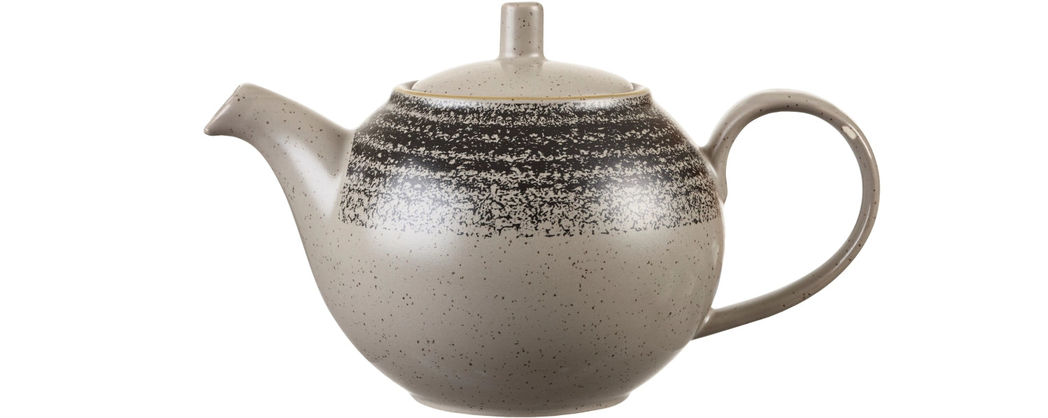 S.P. Homespun Ch<tc>arc</tc>oal Black Teapot 42.6cl
