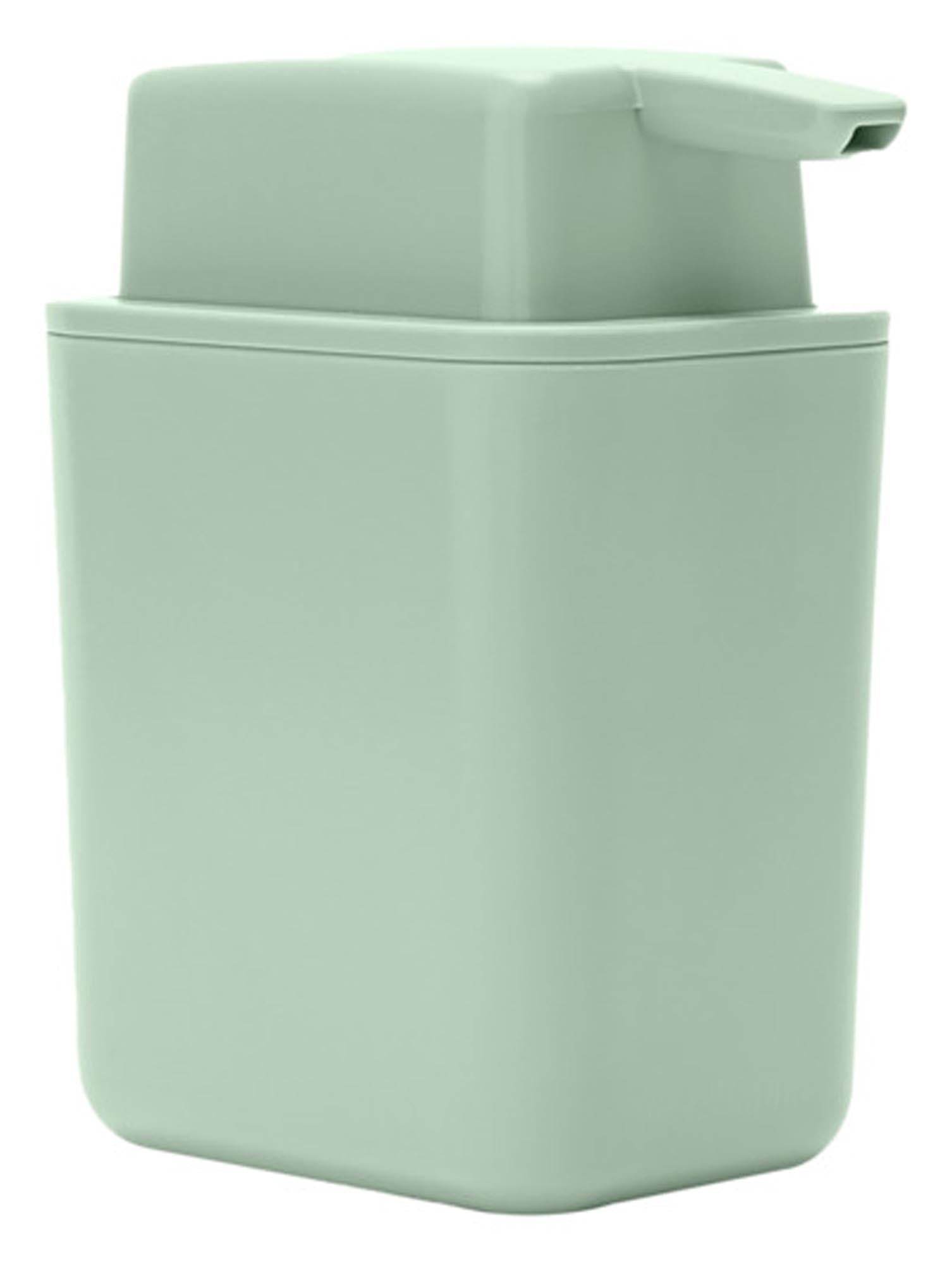 Eleganter BRABANTIA Seifenspender SinkSide in jade green. Hochwertiger Edelstahl, praktische Pumpmechanik, ideal für modernes Badezimmer.