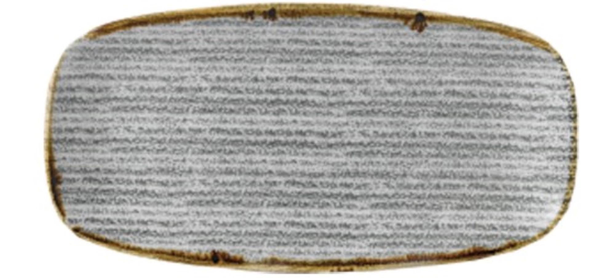 Elegante, robuste Porzellanplatte in Stone Grey, ideal für jede Gelegenheit. Spülmaschinenfest, mikrowellen- und ofengeeignet.