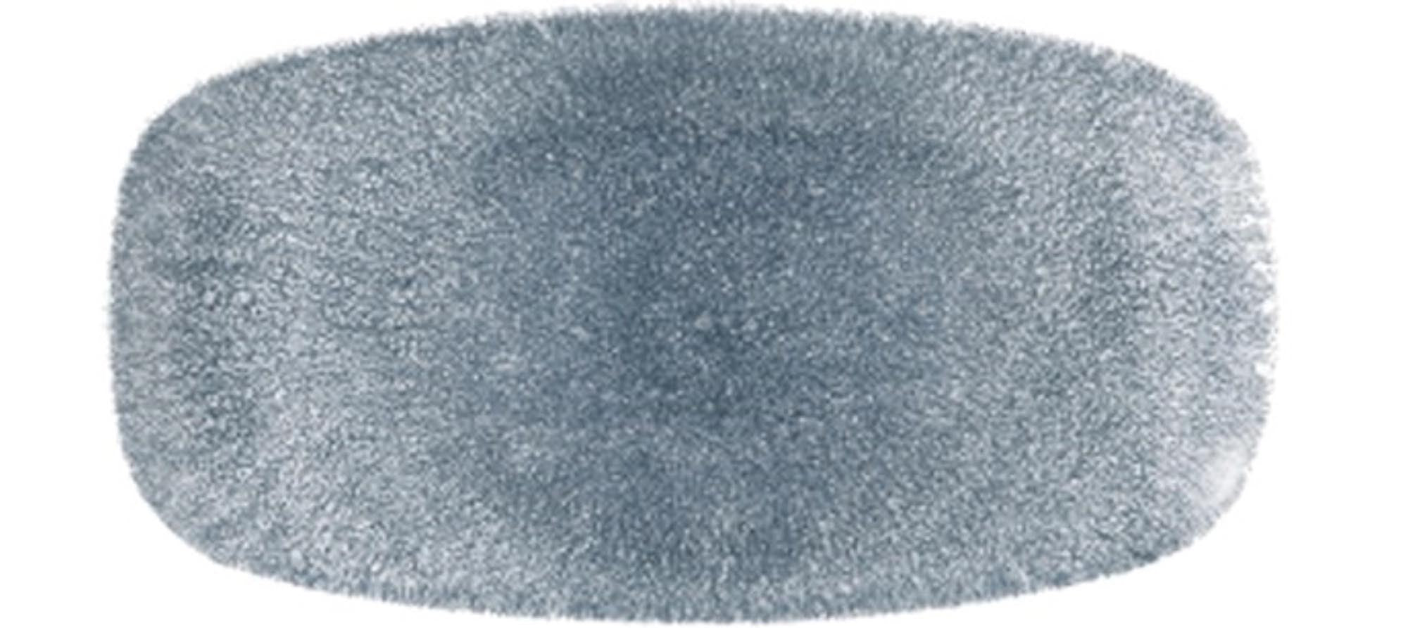 Elegante, langlebige Porzellanplatte in schimmerndem Topazblau, ideal für Vorspeisen, Hauptgerichte und Desserts.