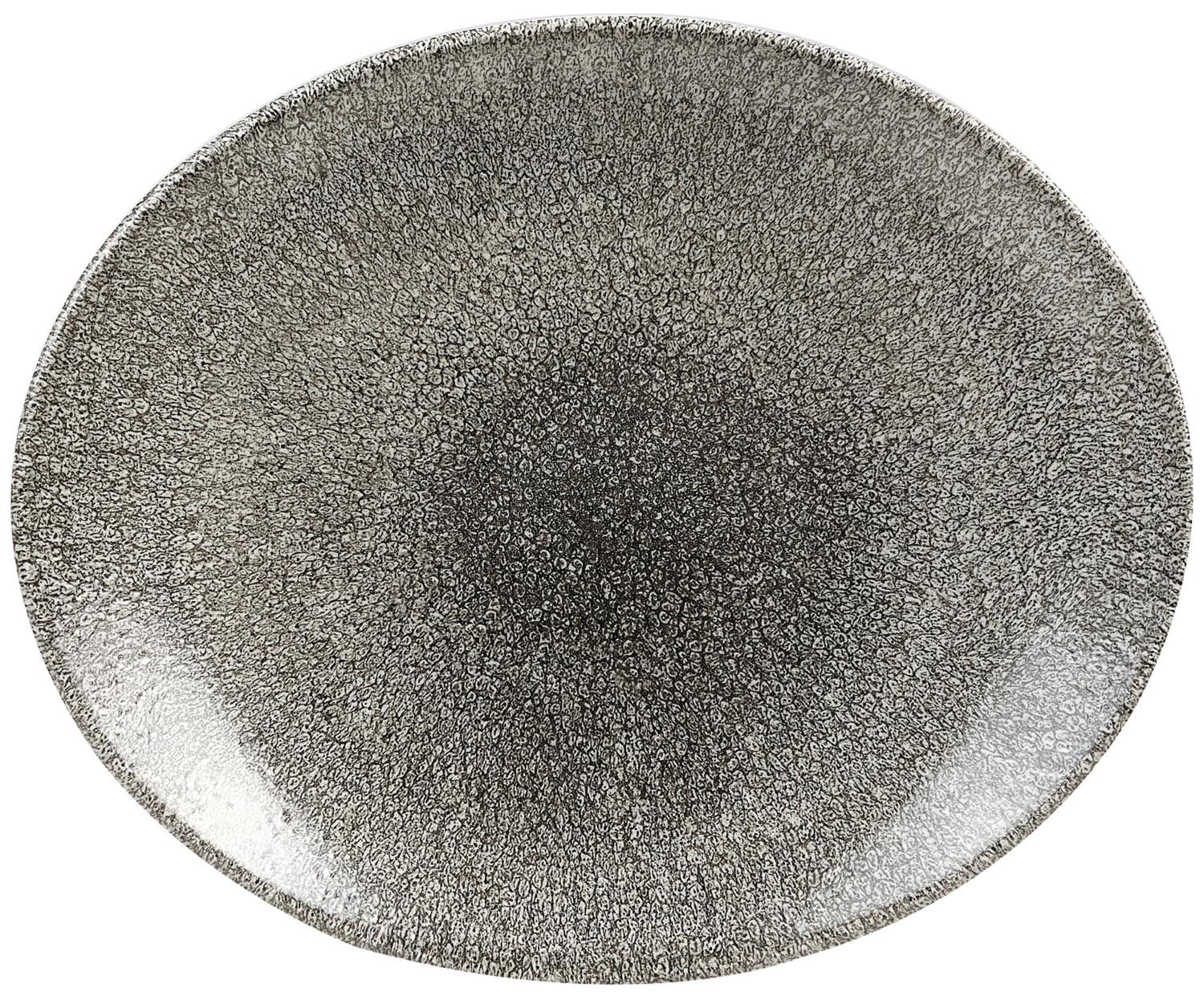 Entdecken Sie den S.P. Raku Quartz Black Teller (27x22.9 cm) von Churchill – ideal für Hauptgerichte, Salate und Desserts. Edle Raku-Glasur, robust und pflegeleicht.