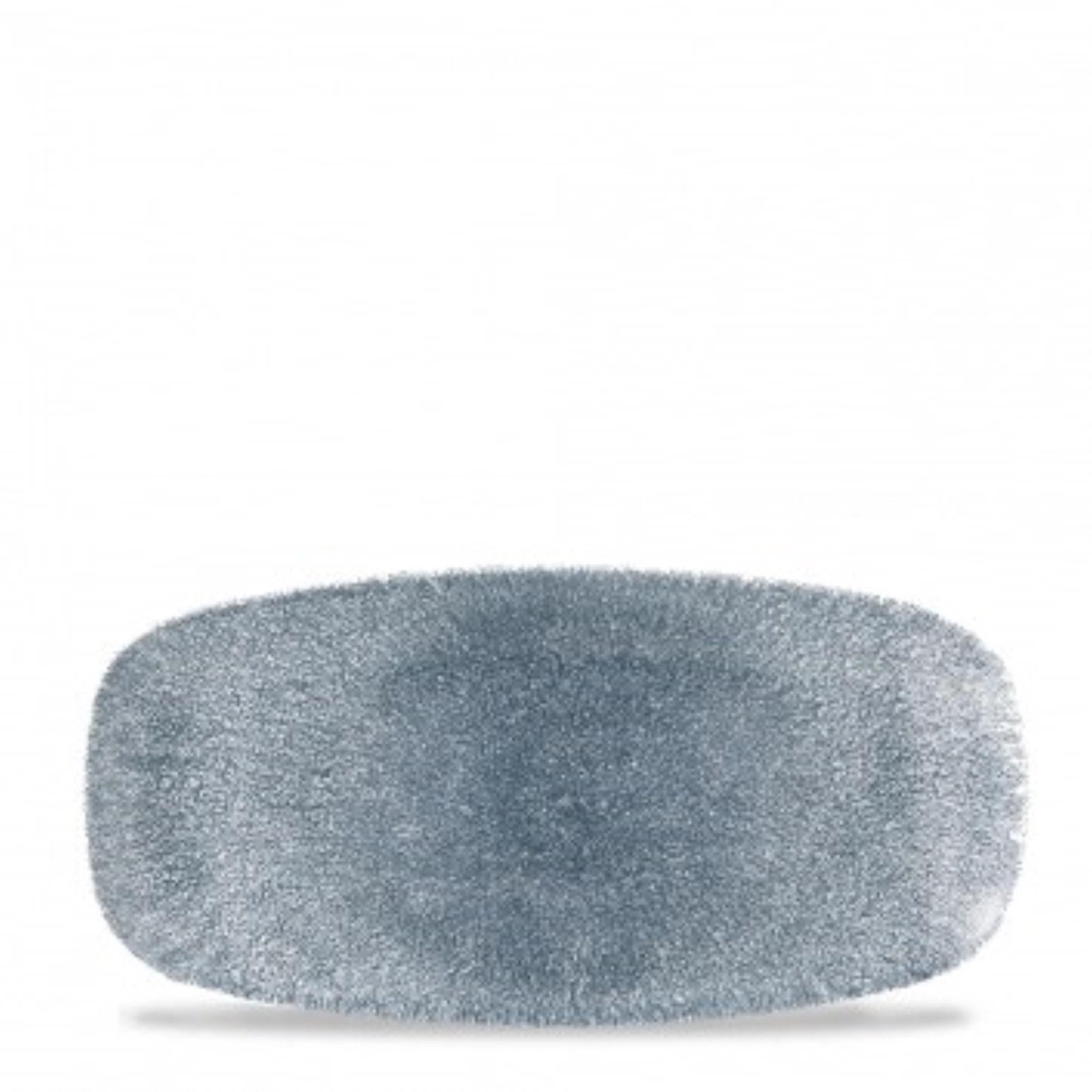 Die S.P. Raku Topaz Blue Platte von Churchill: Elegantes Porzellan mit einzigartiger Raku-Glasur, ideal für stilvolle Speisenpräsentation.