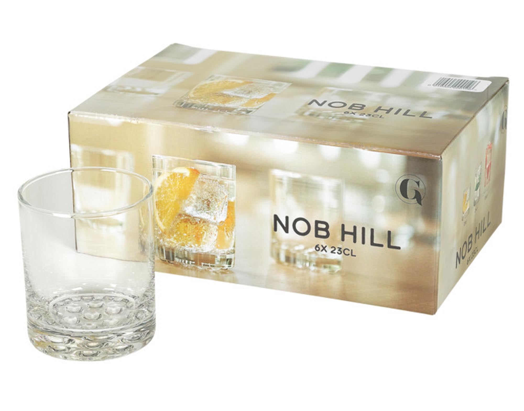 Entdecken Sie die eleganten ROYAL LEERDAM Whiskybecher Nob Hill 23 cl aus hochwertigem Kristallglas. Ideal für Whisky-Liebhaber, spülmaschinenfest und zeitlos im Design.