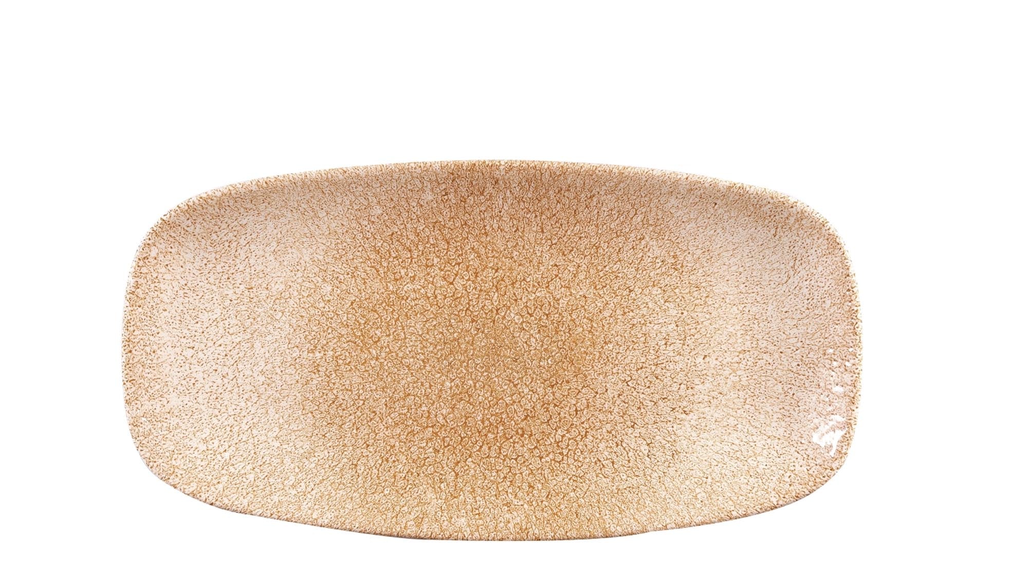 Die S.P. Raku Garnet Orange Platte von Churchill: Porzellan, langlebig, spülmaschinenfest, ideal für stilvolle Präsentationen.