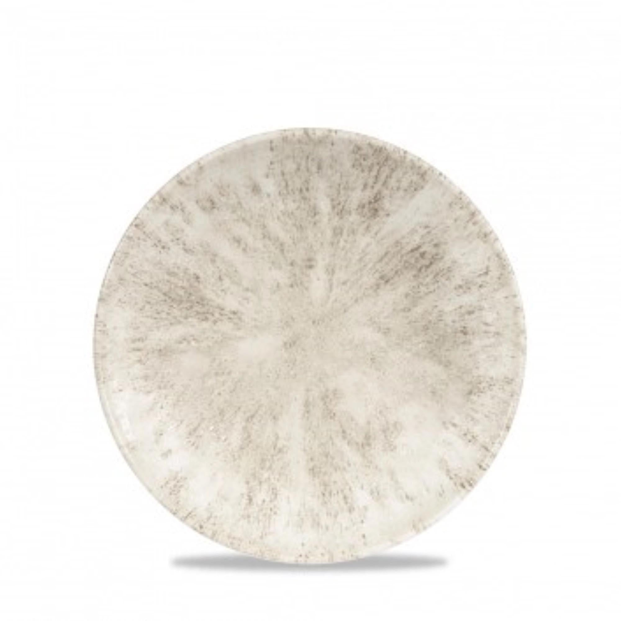 Eleganter 16.5cm Teller in Agate Grey, kratzfest, mikrowellen- und spülmaschinengeeignet, ideal für Vorspeisen und Desserts.