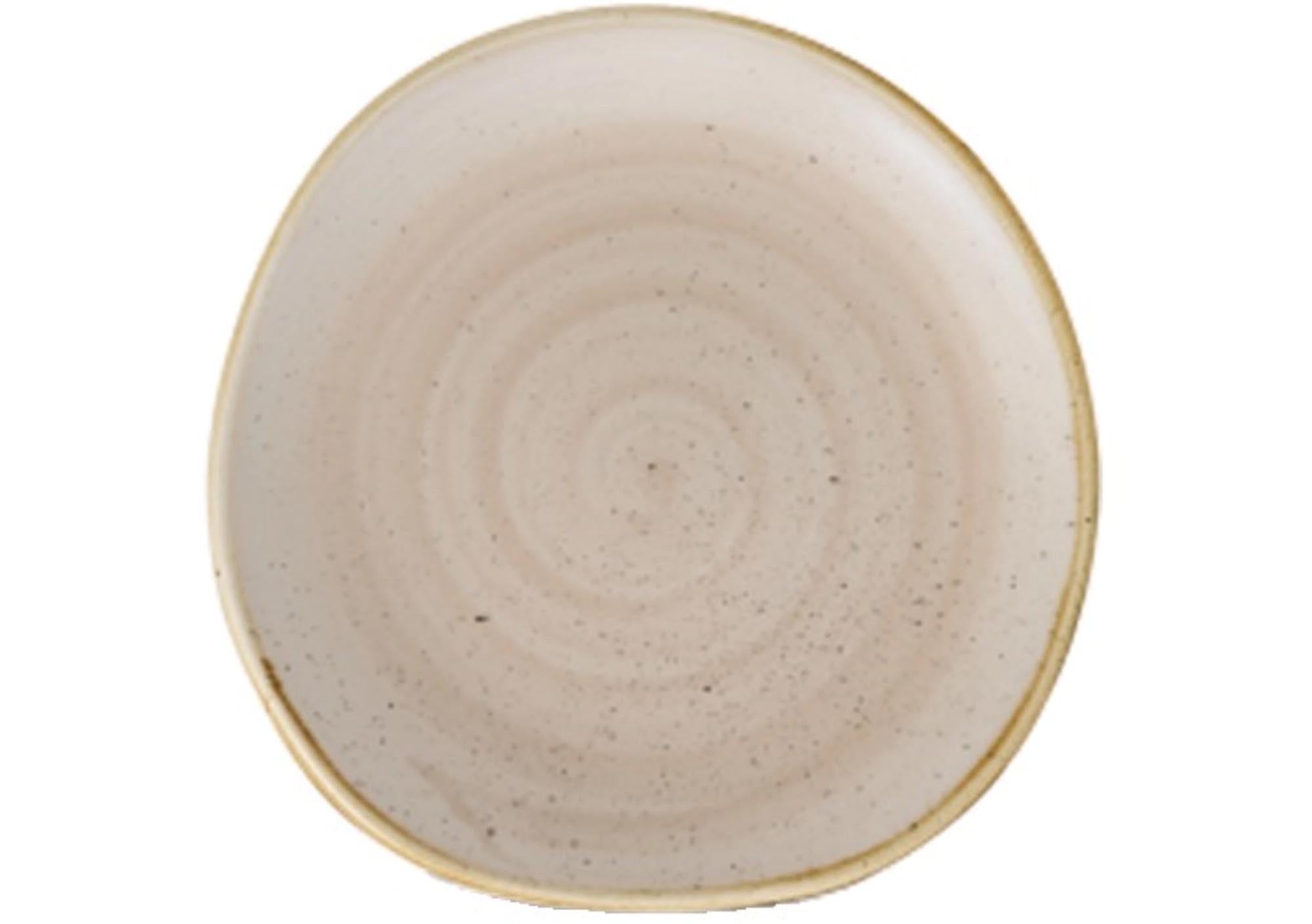 Stonecast Nutmeg Beige Organic Plate flat 26.4cm