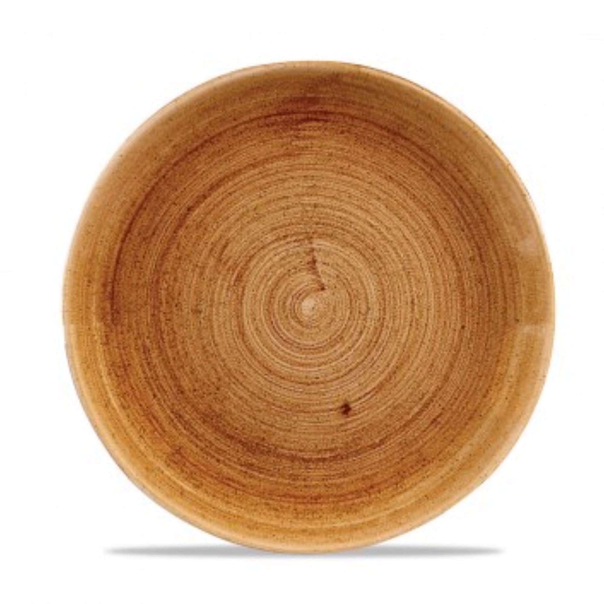 Einzigartiger 21,7 cm Teller aus hochwertigem Kupfer mit Vintage-Patina, ideal für stilvolle Tischdekoration.