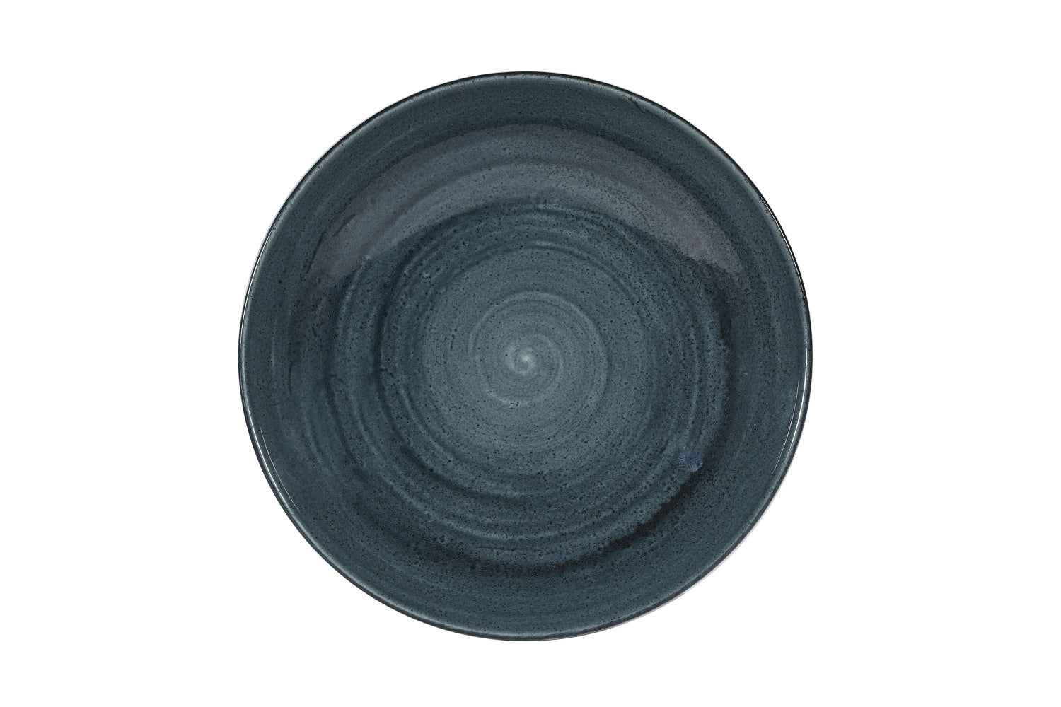 Entdecken Sie den Stonecast Patina Rustic Teal Coupe Teller tief 24,8 cm von Churchill – stilvolles Porzellan, ideal für Suppen und Eintöpfe.