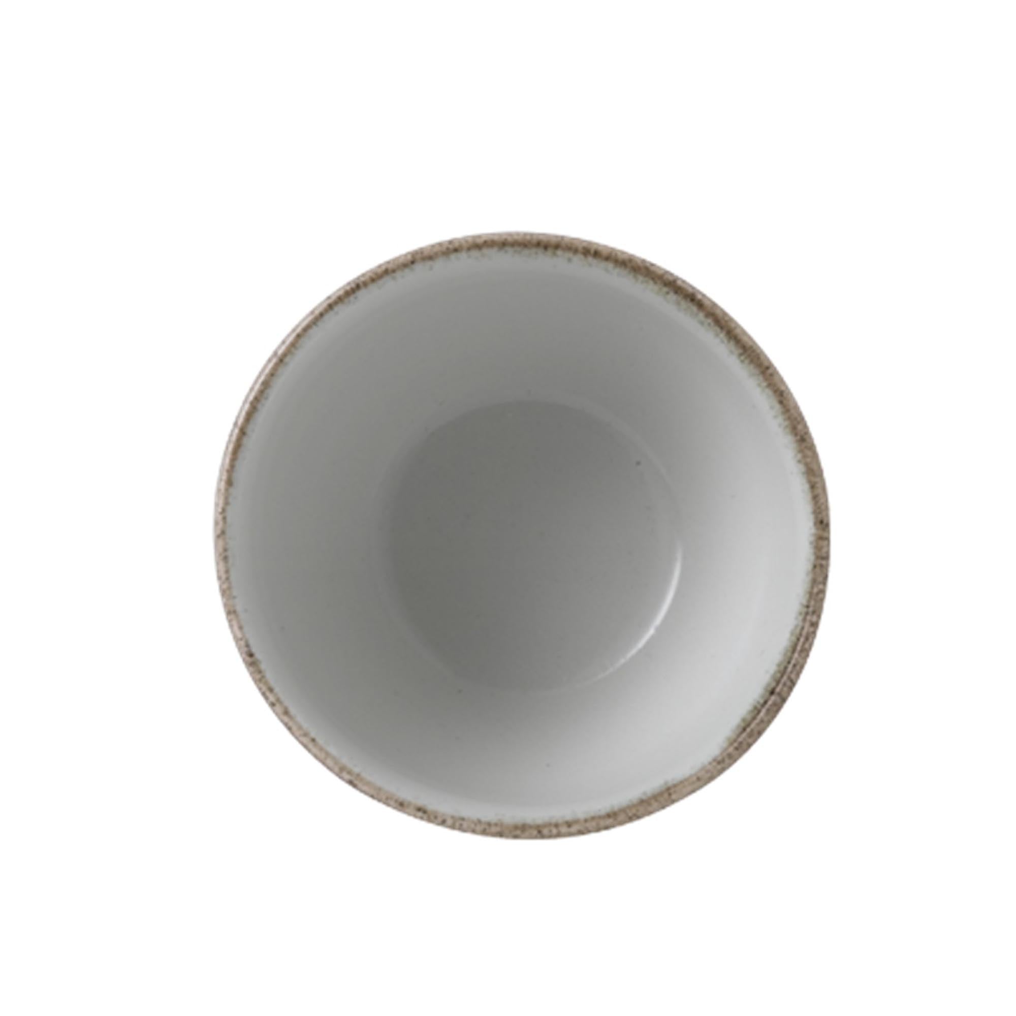 Elegante Stonecast Patina Antique Taupe Zuckerdose von Churchill, 22.7cl, ideal für stilvolle Tischdekoration und Servieren von Zucker.
