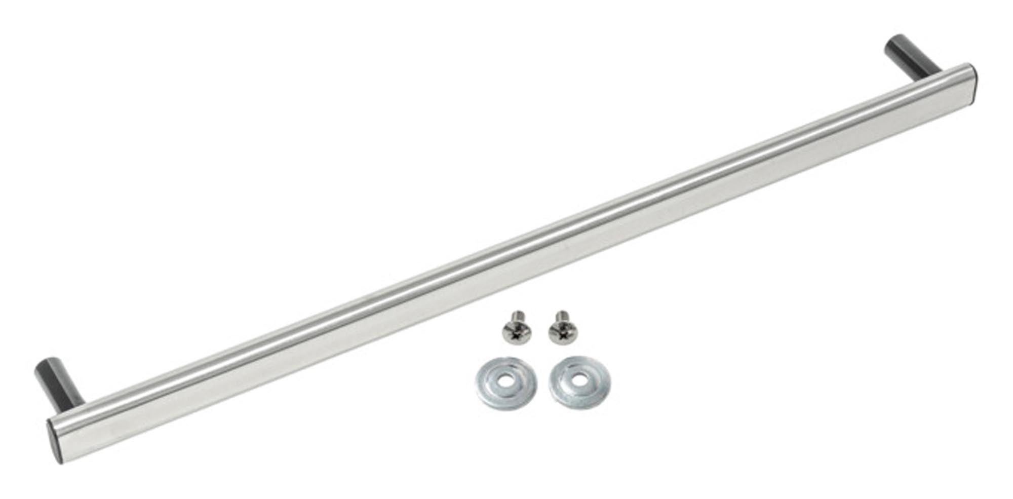 Entdecken Sie den RÖSLE Deckelgriff mit Halter und Schrauben für Videro G6. Hochwertiger Edelstahl, ergonomisches Design, einfache Montage – ideal für Grillliebhaber!