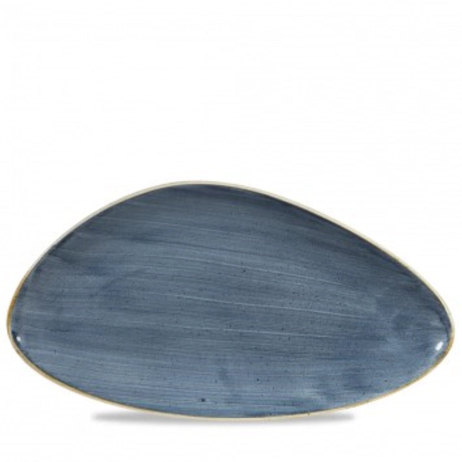 Stonecast Blueberry Triangle Plate 35.5x18.8cm