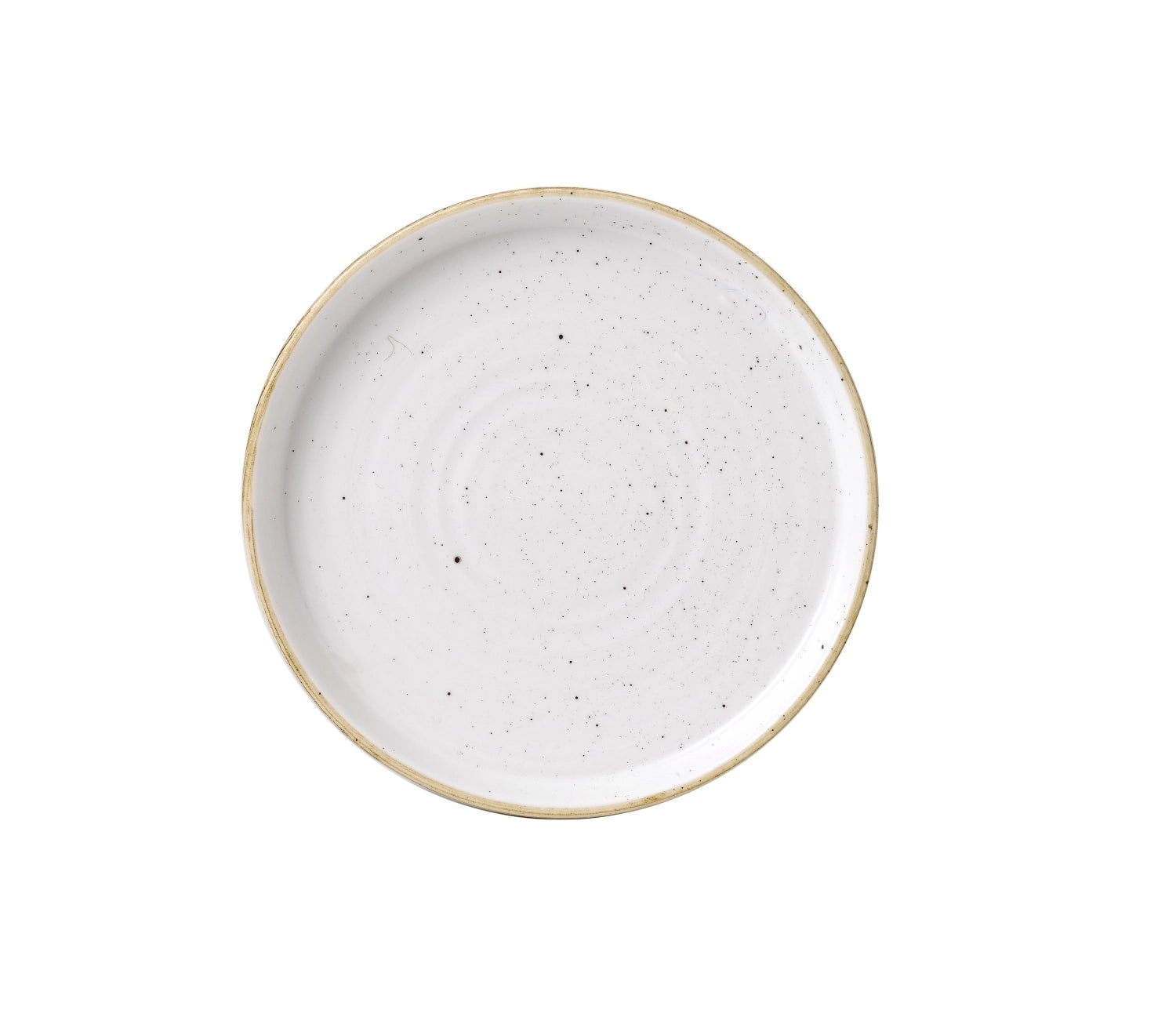 Stonecast Barley White Walled plate flat 15.7cm