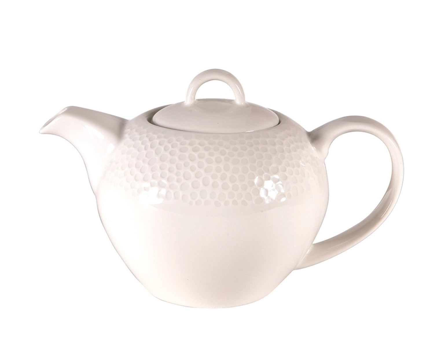 Isla White teapot H11.5cm 42.6cl