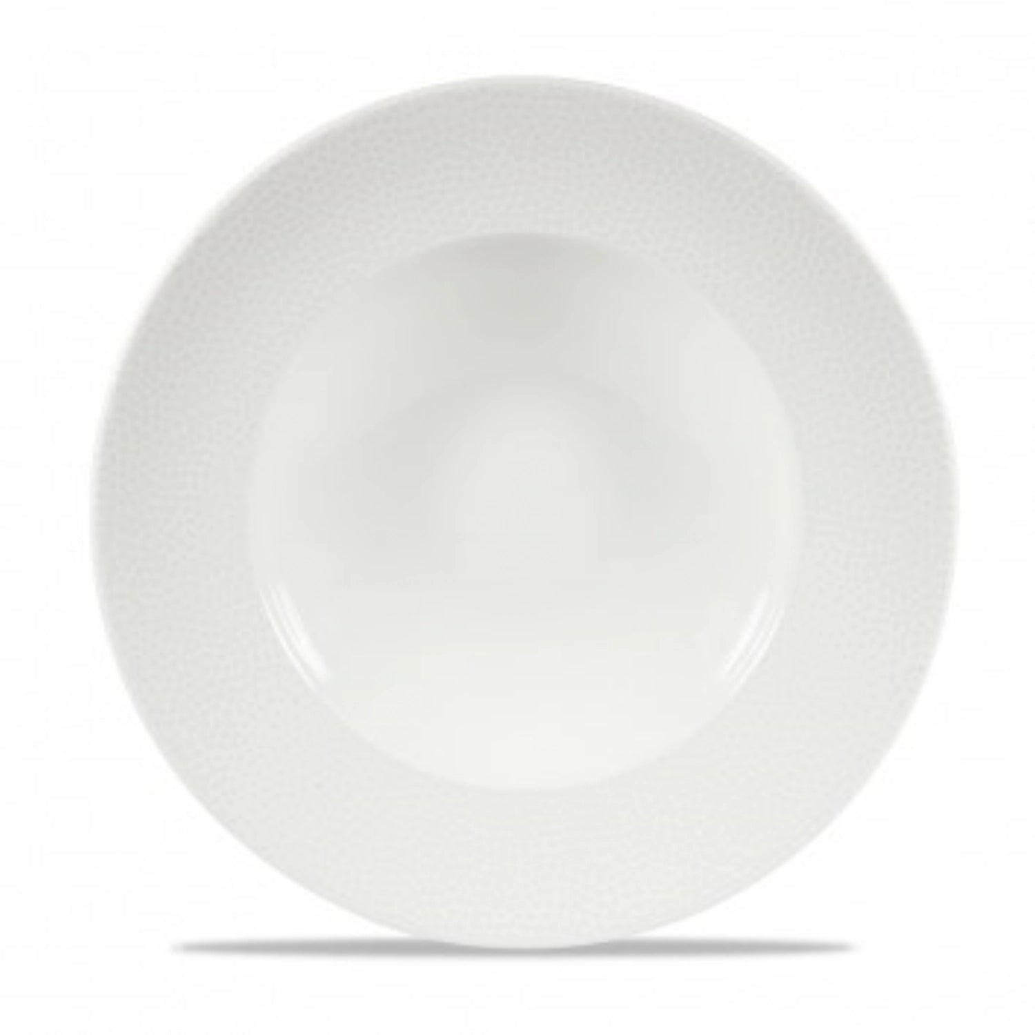 Isla White plate deep flag 28cm