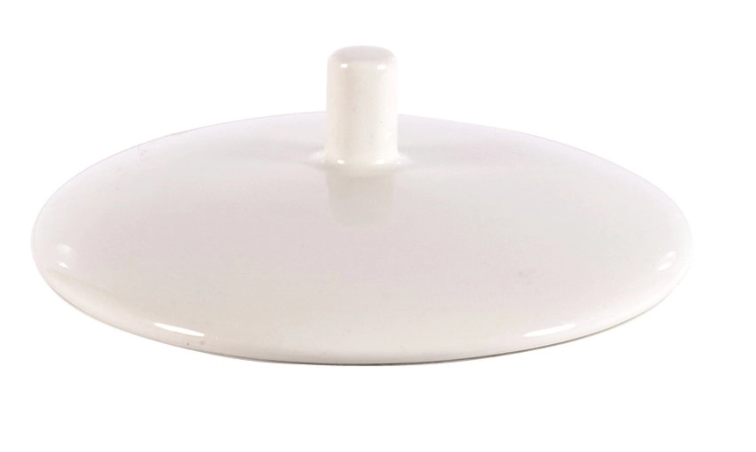 Zwei weiße Handtuchhaken ReNew von BRABANTIA, elegant und funktional, ideal für Badezimmer oder Küche, um Handtücher stilvoll aufzuhängen.