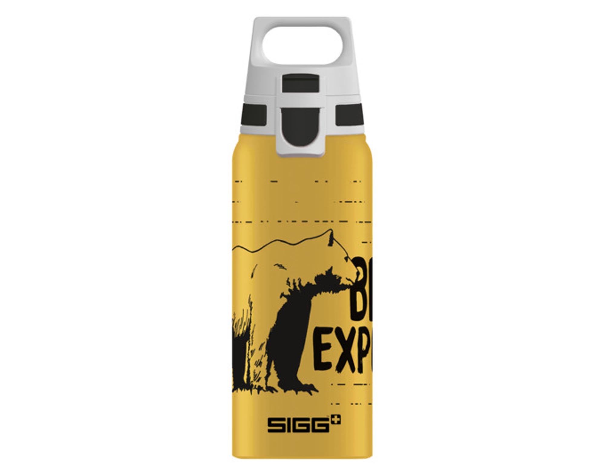 Entdecken Sie die SIGG Trinkflasche Bottle WMB Brave Bear 0.6 l – ideal für Kinder und Erwachsene, auslaufsicher, umweltfreundlich und perfekt für unterwegs!