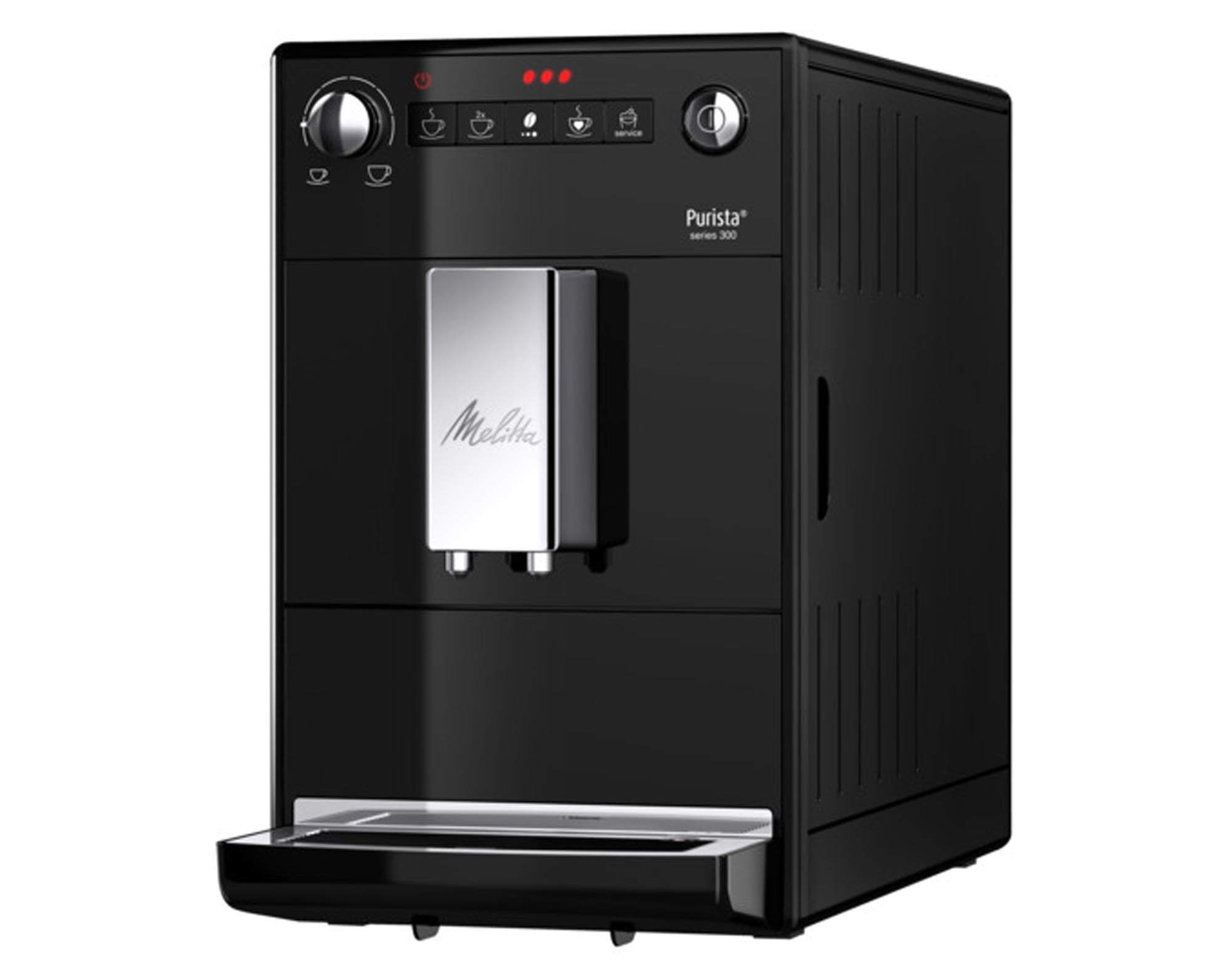 Entdecken Sie den MELITTA Espressoautomat Purista 300: Hochwertiger Edelstahl, intuitives Touch-Display, perfekter Kaffeegenuss für Kaffeeliebhaber.