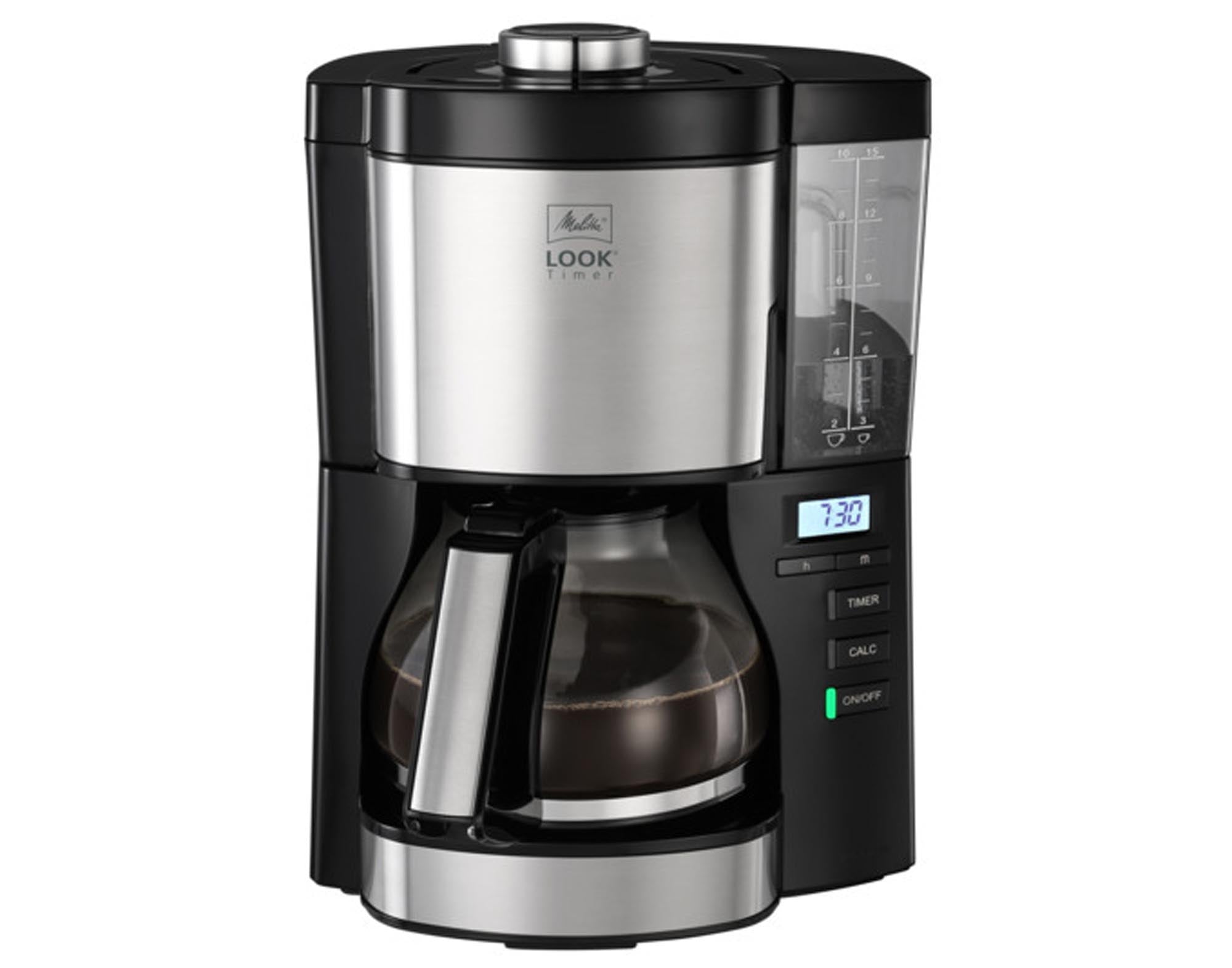 Entdecken Sie die MELITTA Kaffeemaschine Optima Timer: elegante Filterkaffeemaschine mit Timer, großem Wassertank und einfacher Bedienung für perfekten Kaffeegenuss.