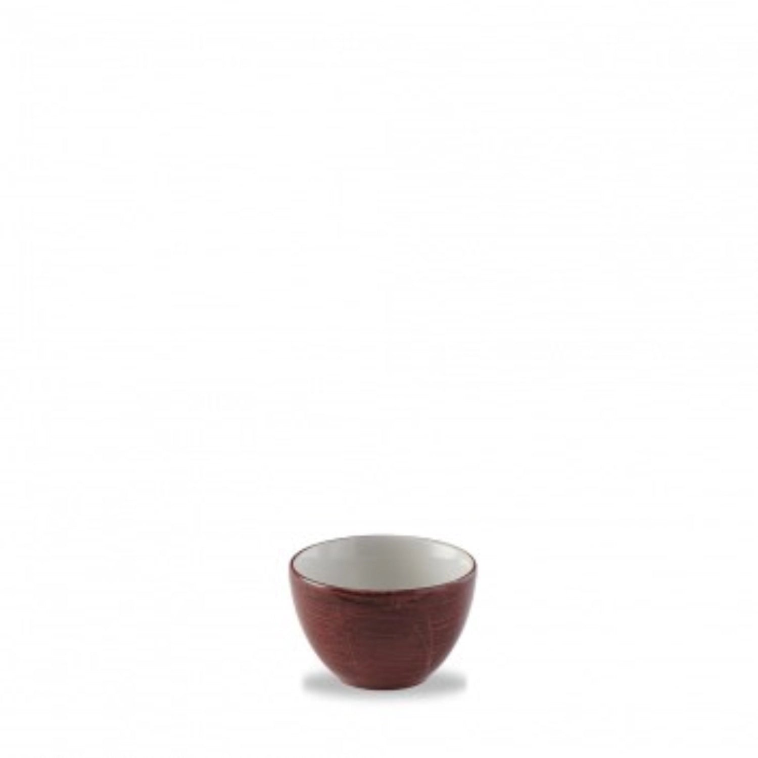 Stonecast Patina Red Rust Sugar Bowl 22.7cl 9.8cm H6.2cm