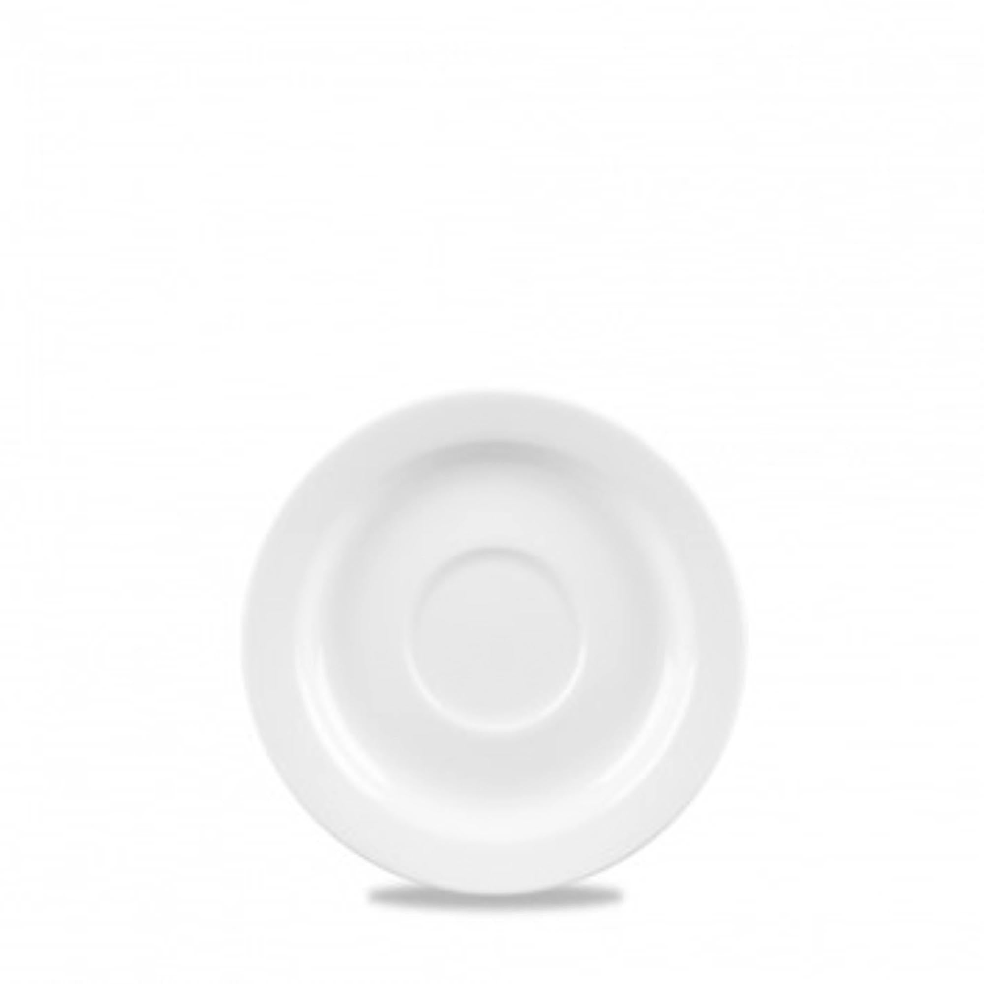 Elegante, langlebige Untertasse aus Porzellan, 12.8 cm, kratzfest, spülmaschinengeeignet, ideal für stilvolle Tischdekoration.