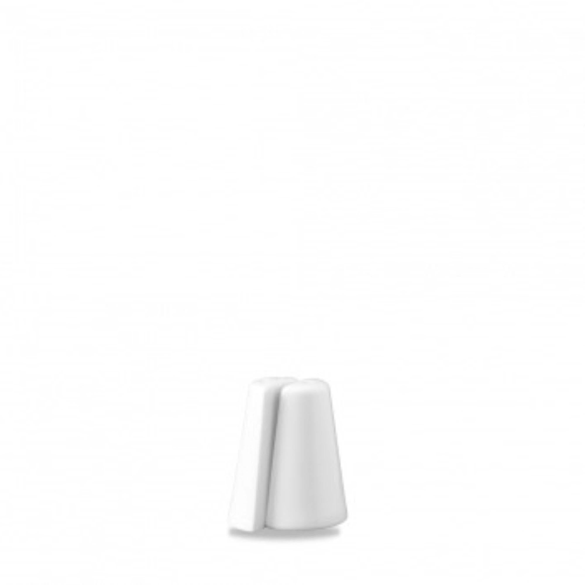 Eleganter Salzstreuer aus Porzellan, 8,75 cm hoch, langlebig und stilvoll, ideal für Restaurants und Zuhause.