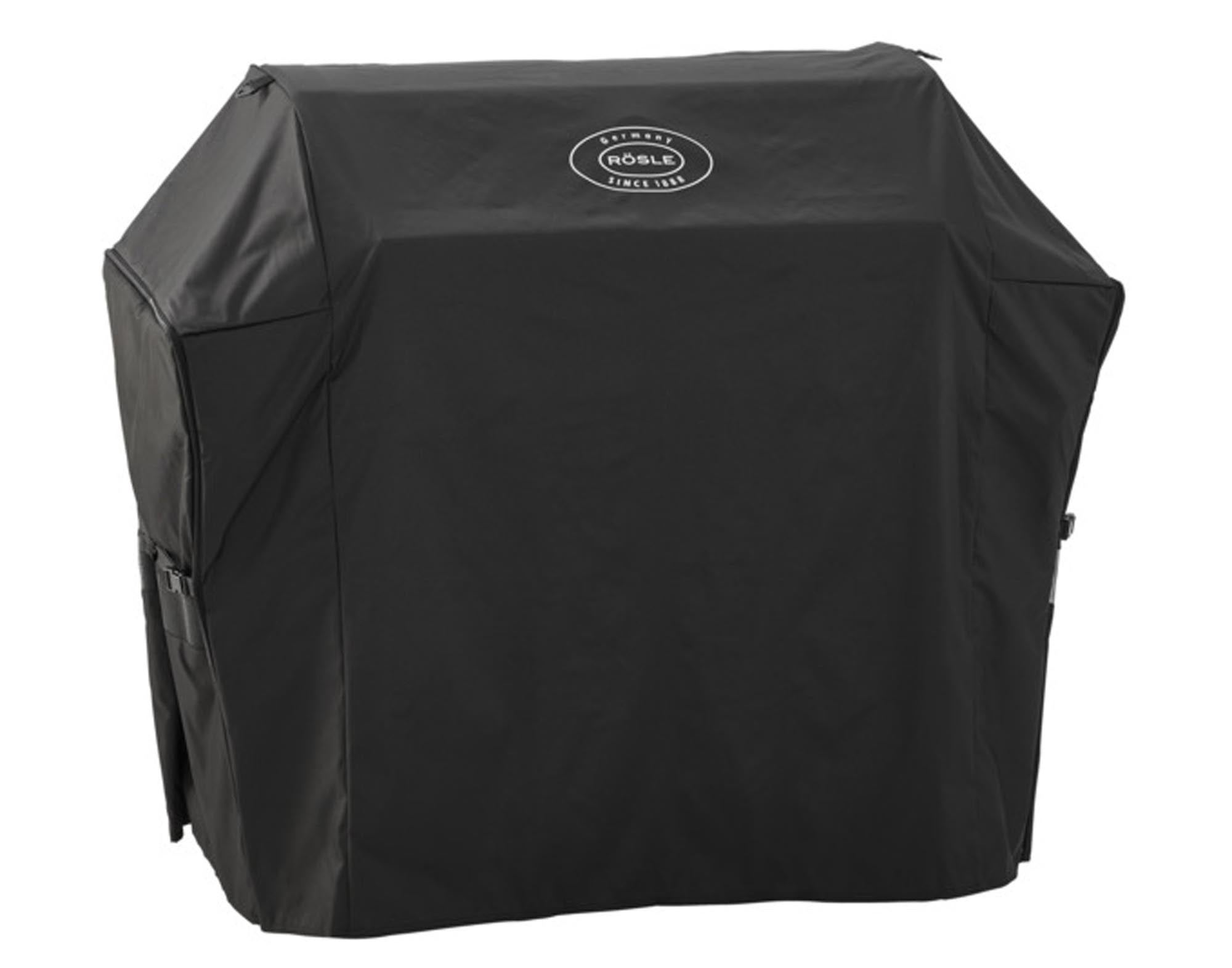 Schützen Sie Ihren Grill mit der RÖSLE Grillabdeckhaube Videro G6 G6-S. Hochwertig, wasserabweisend und atmungsaktiv für langlebigen Schutz.