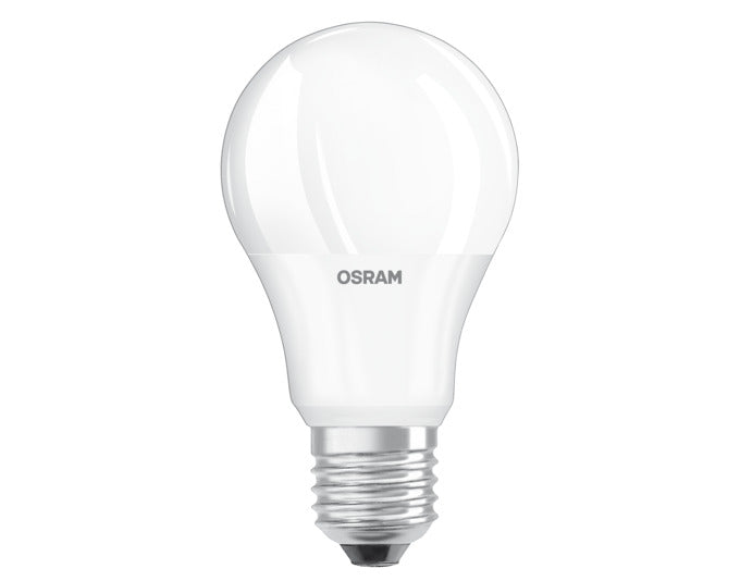 OSRAM LED-Lampe Star Classic A Daylight Sensor E27 9.0W 806lm frosted Warm White in präsentiert im Onlineshop von KAQTU Design AG. Leuchtmittel ist von OSRAM